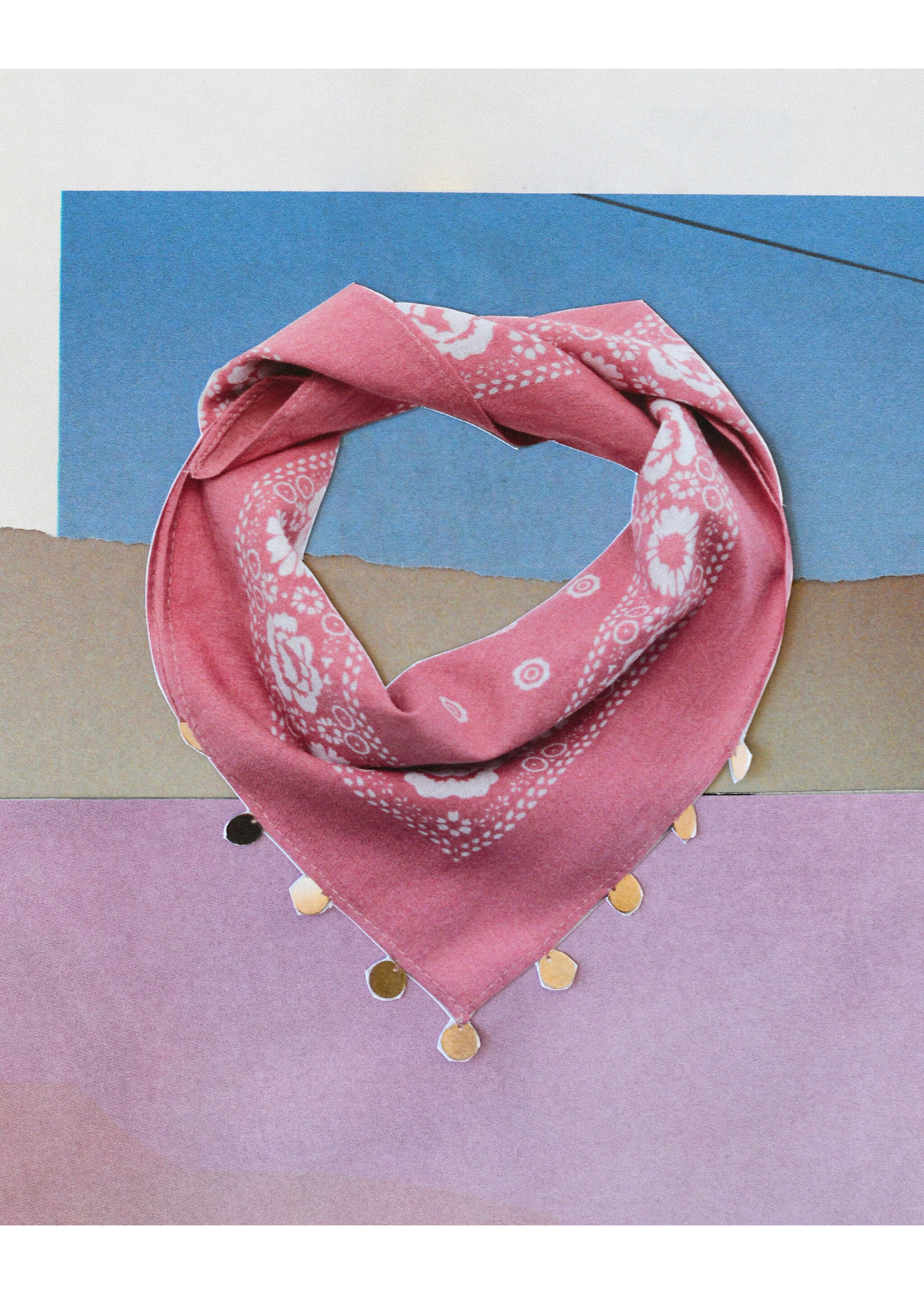 Pañuelo estampado cuadros - Detalle del artículo 5