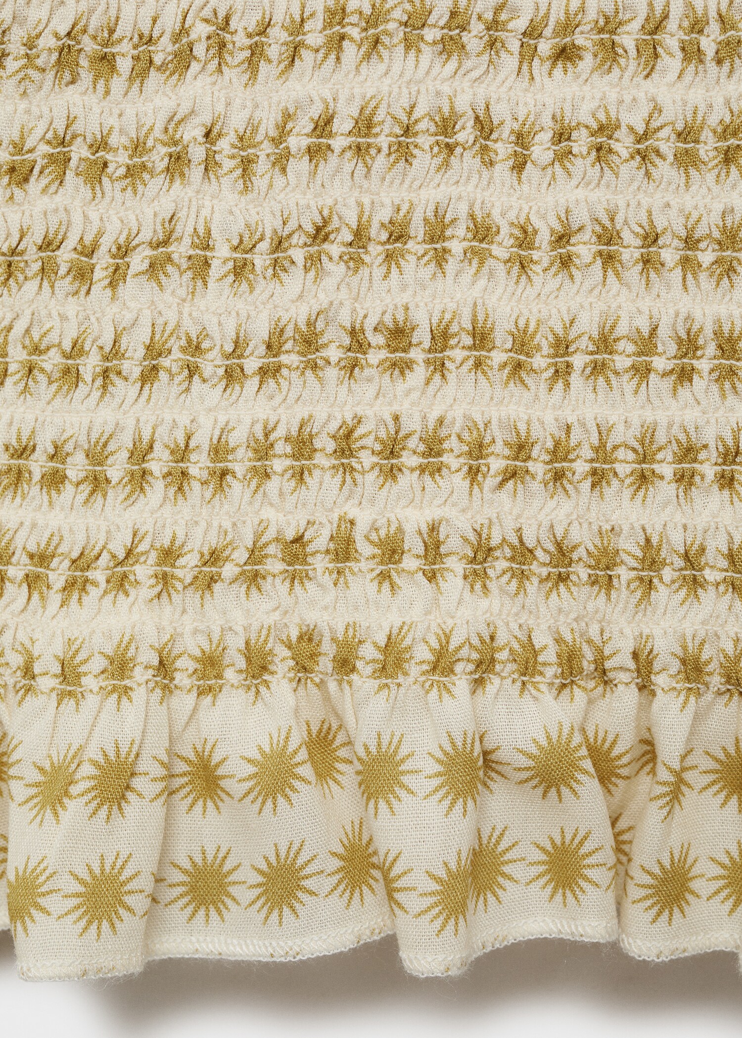 Ruffle printed top - Details of the article 0