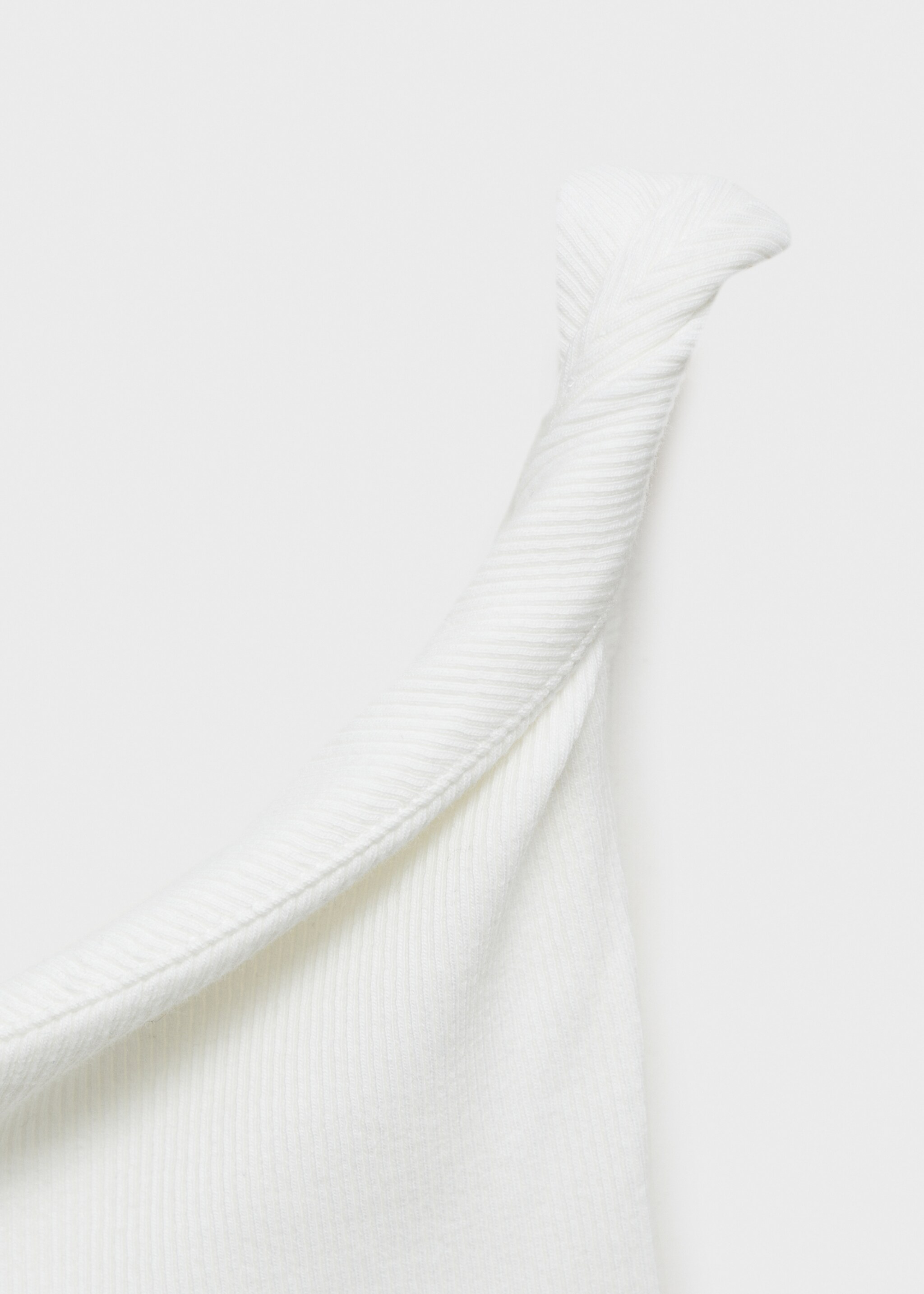 Asymmetrical cotton top - Details of the article 8