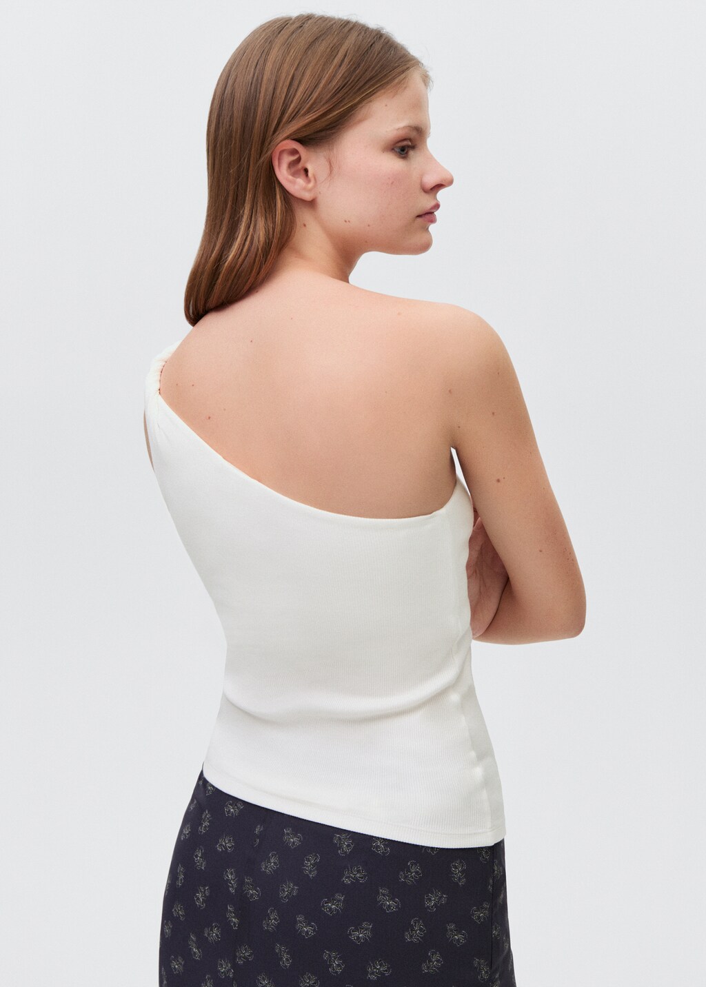Asymmetrical cotton top - Teen | MANGO USA Asymmetrical cotton top - Teen | MANGO USA