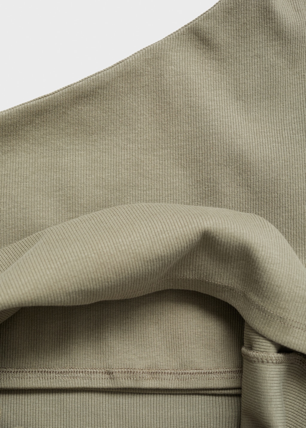 Asymmetrical cotton top