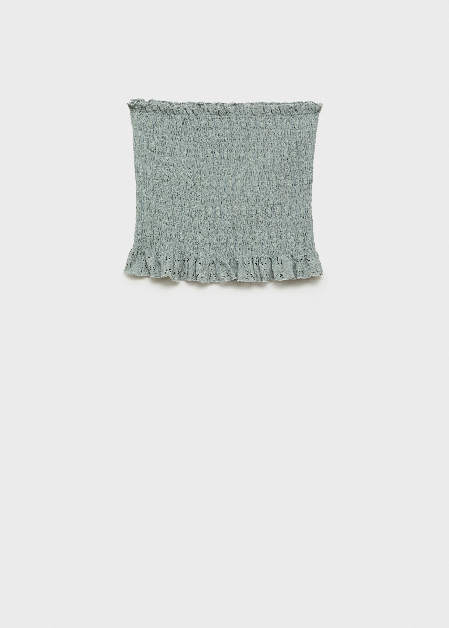 Ruched strapless top - Article without model
