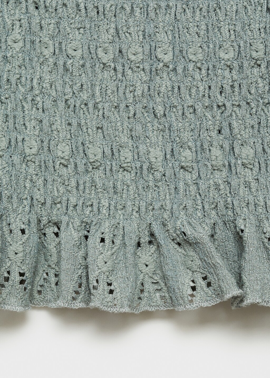 Ruched strapless top