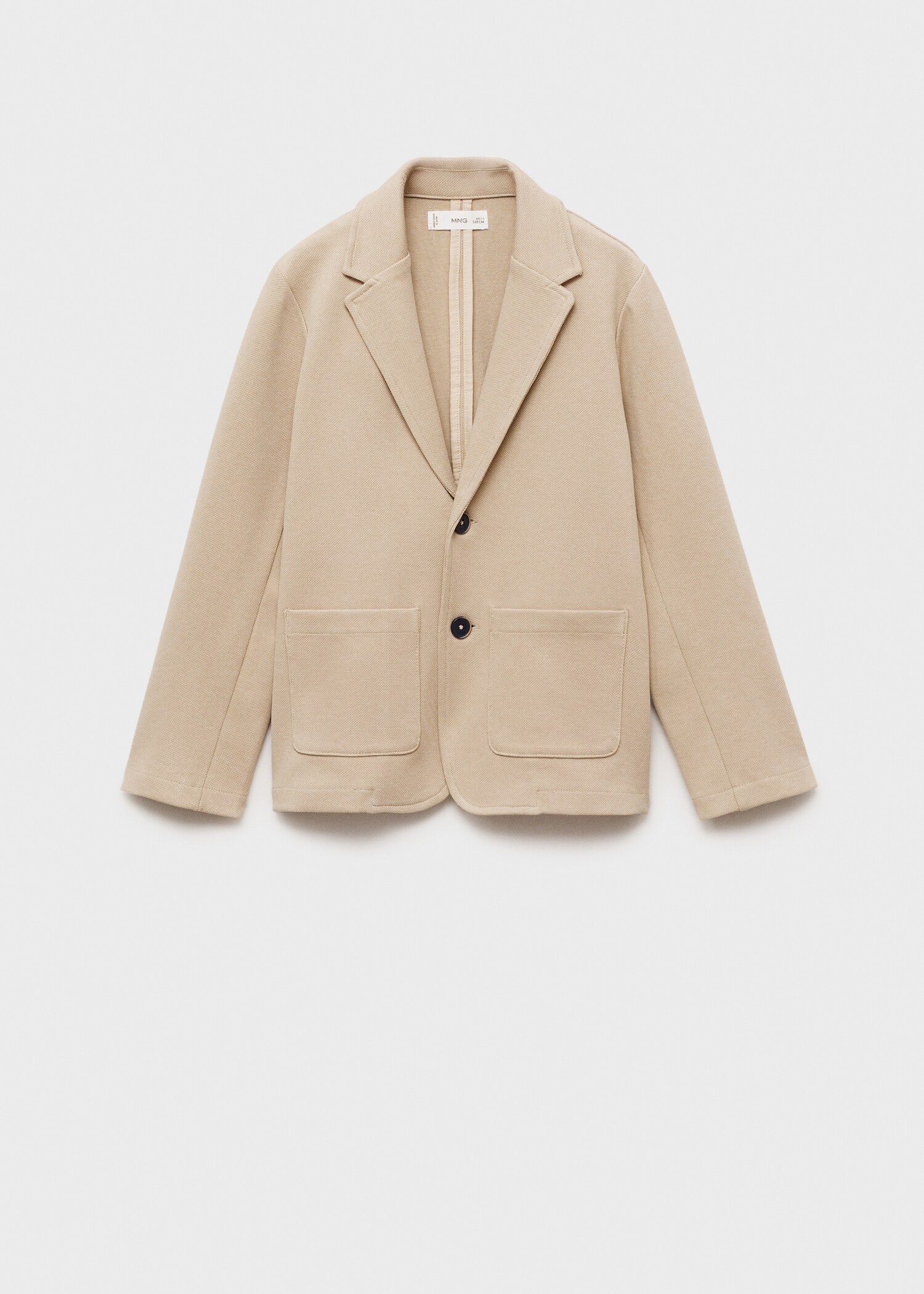 Cotton-blend piqué blazer - Товар без моделі