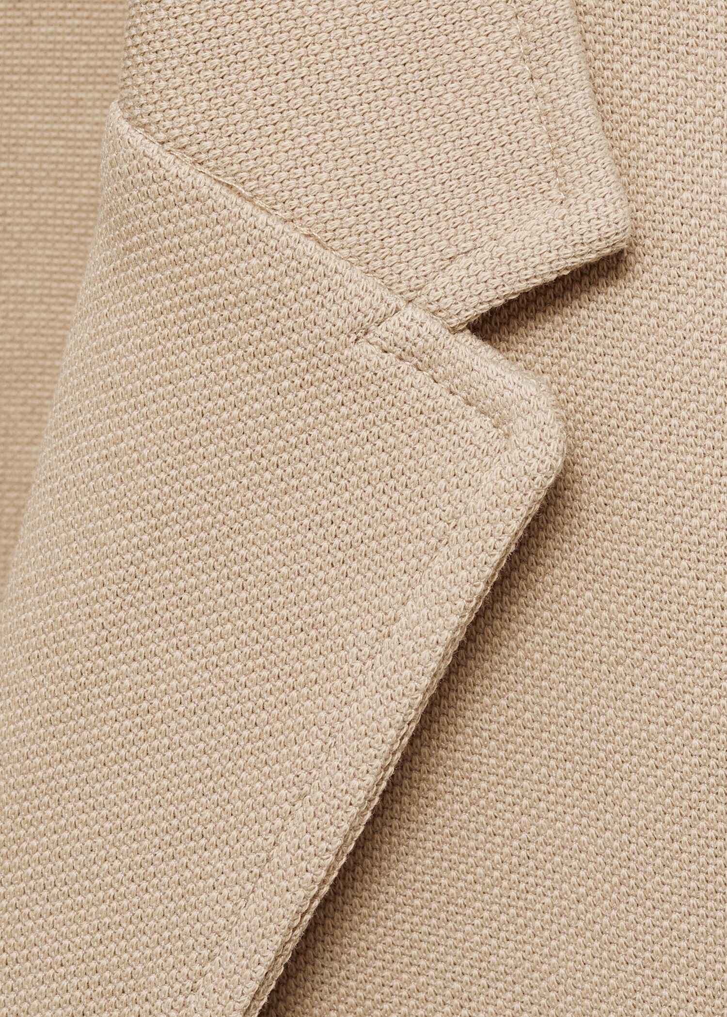 Cotton-blend piqué blazer - Детальніше про товар 0