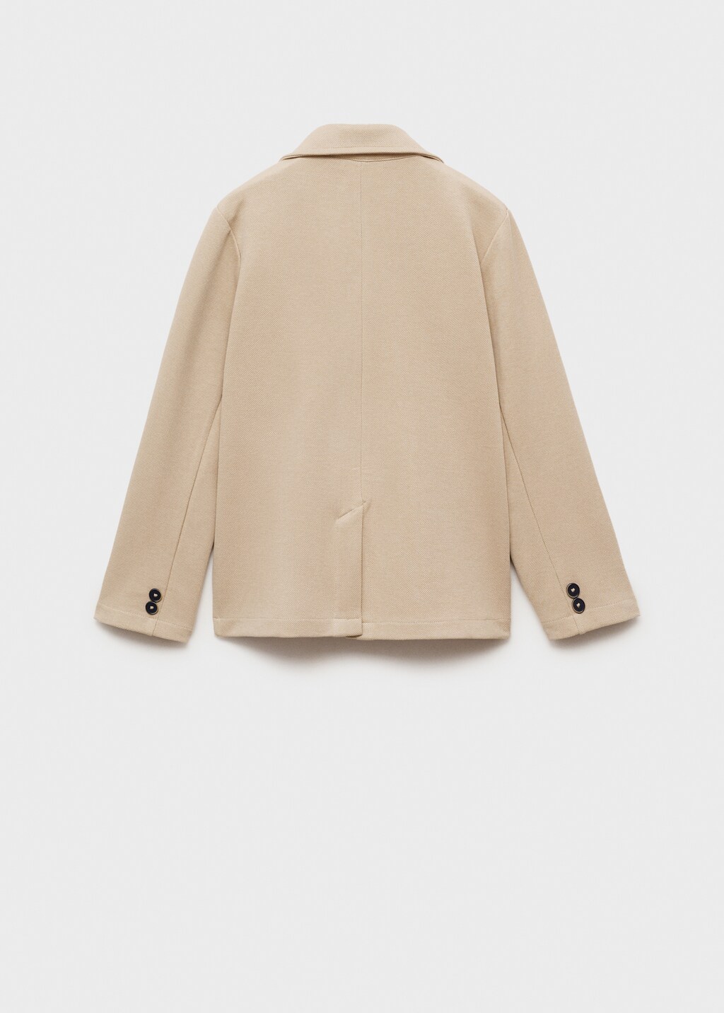 Cotton-blend piqué blazer