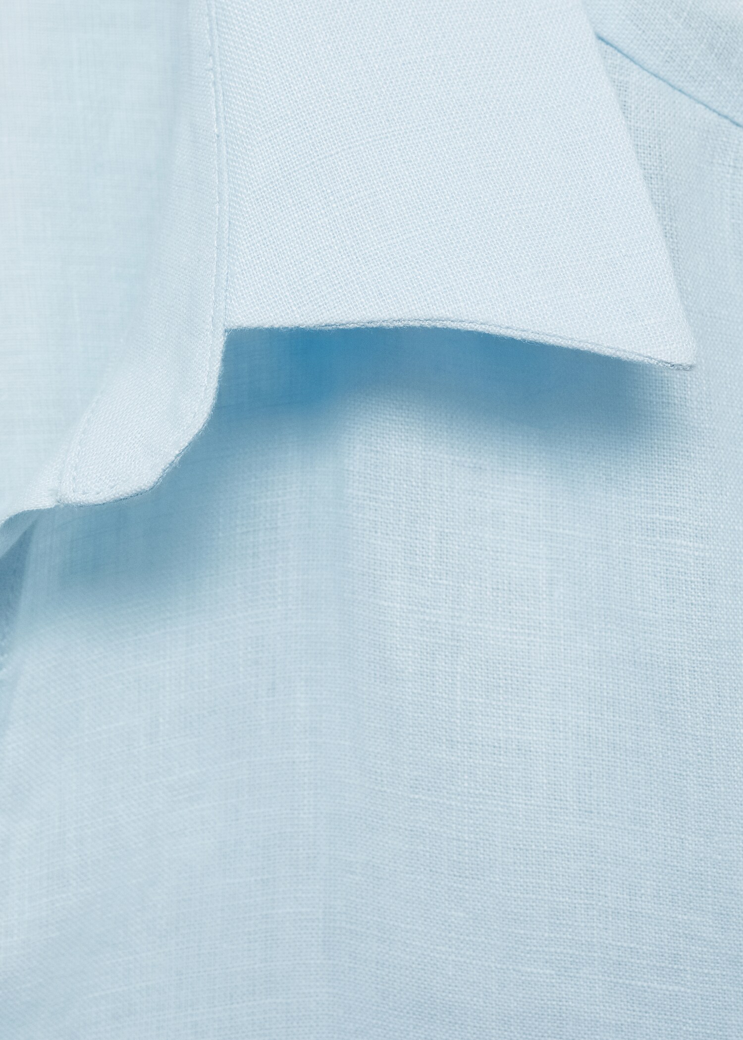 Straight linen shirt - Details of the article 0