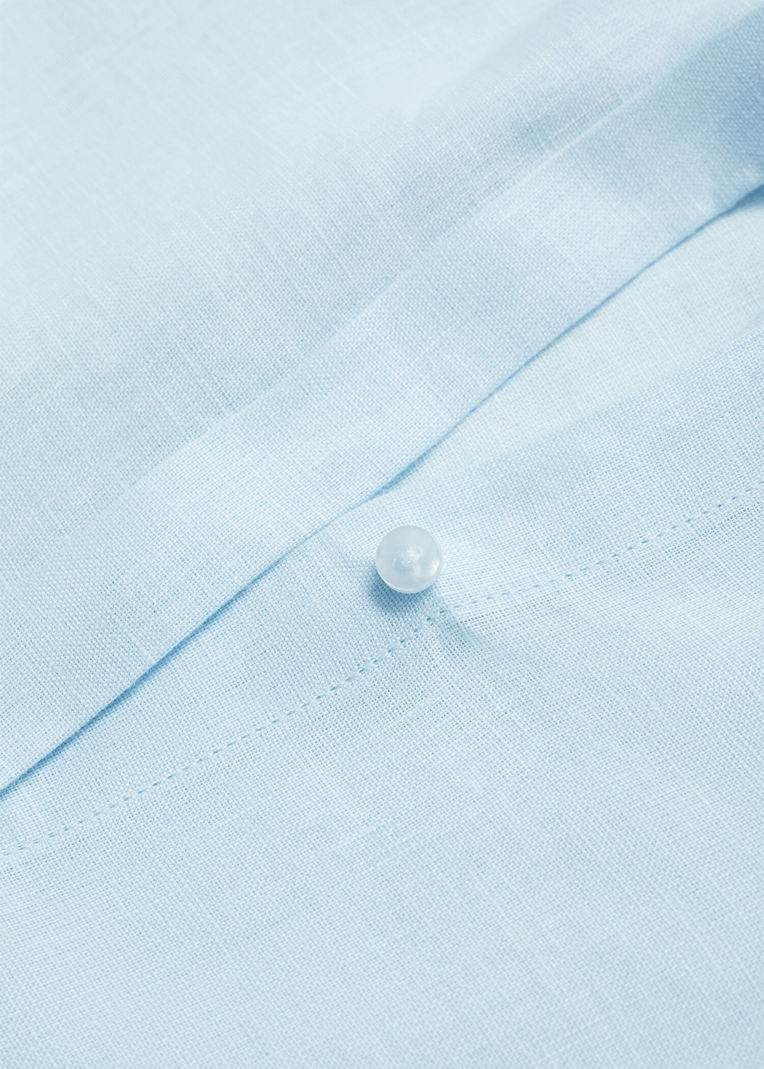 Straight linen shirt - Details of the article 8