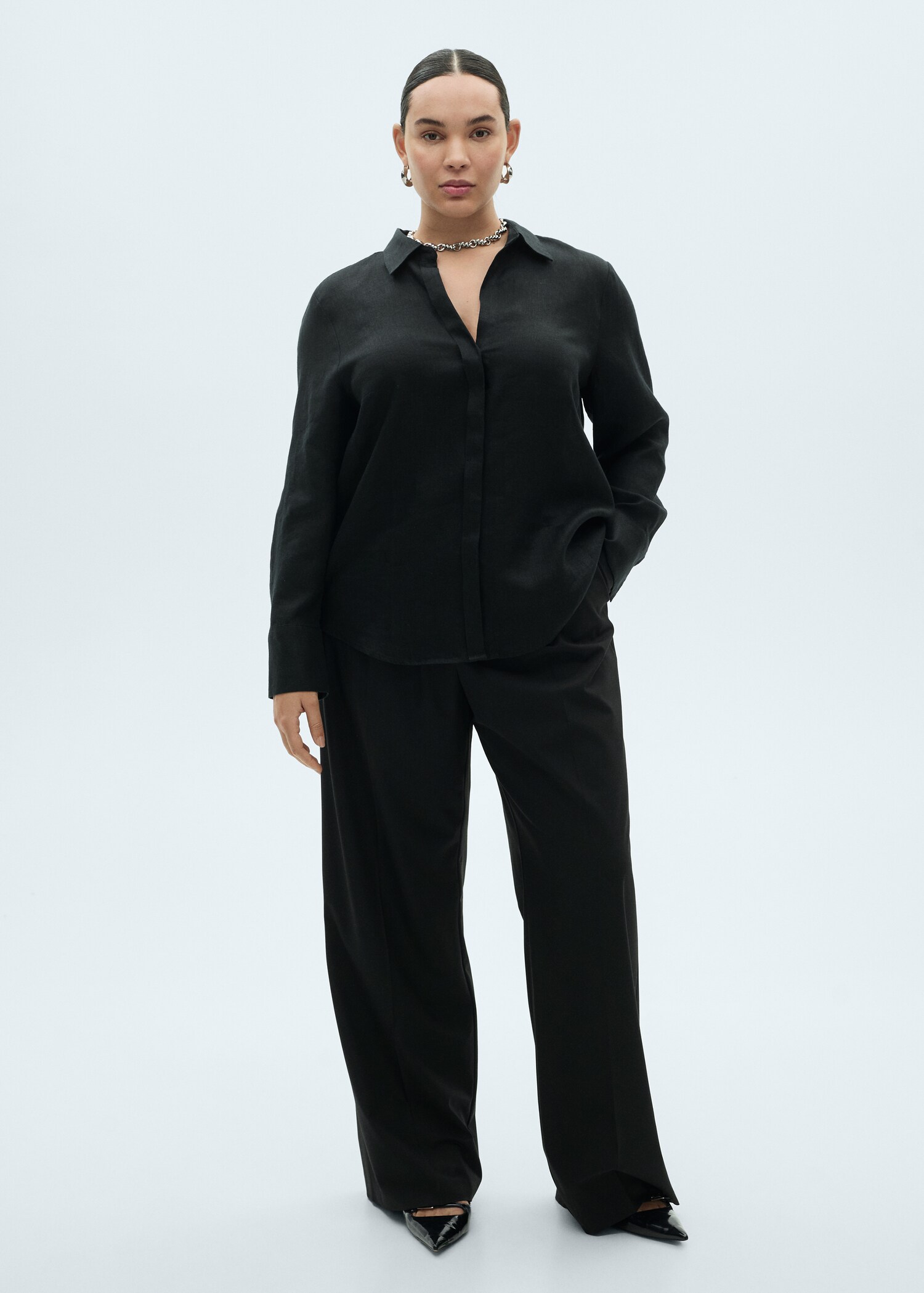 Chemise droite lin - Détail de l'article 3