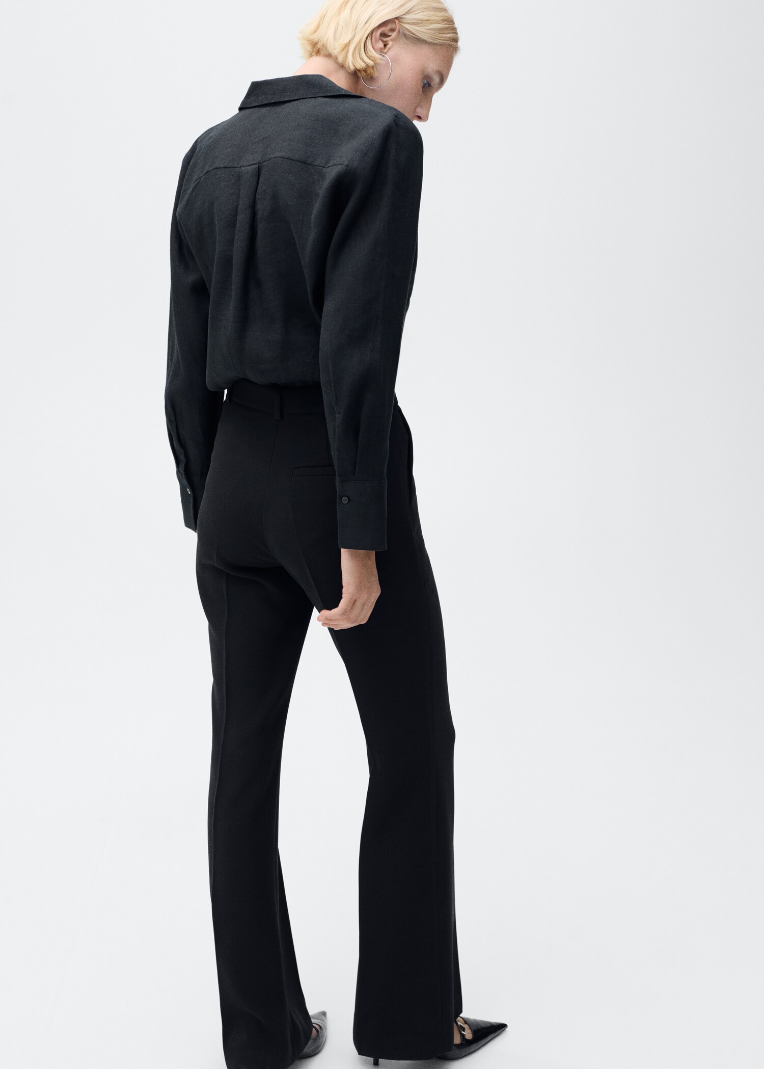 Chemise droite lin - Verso de l’article