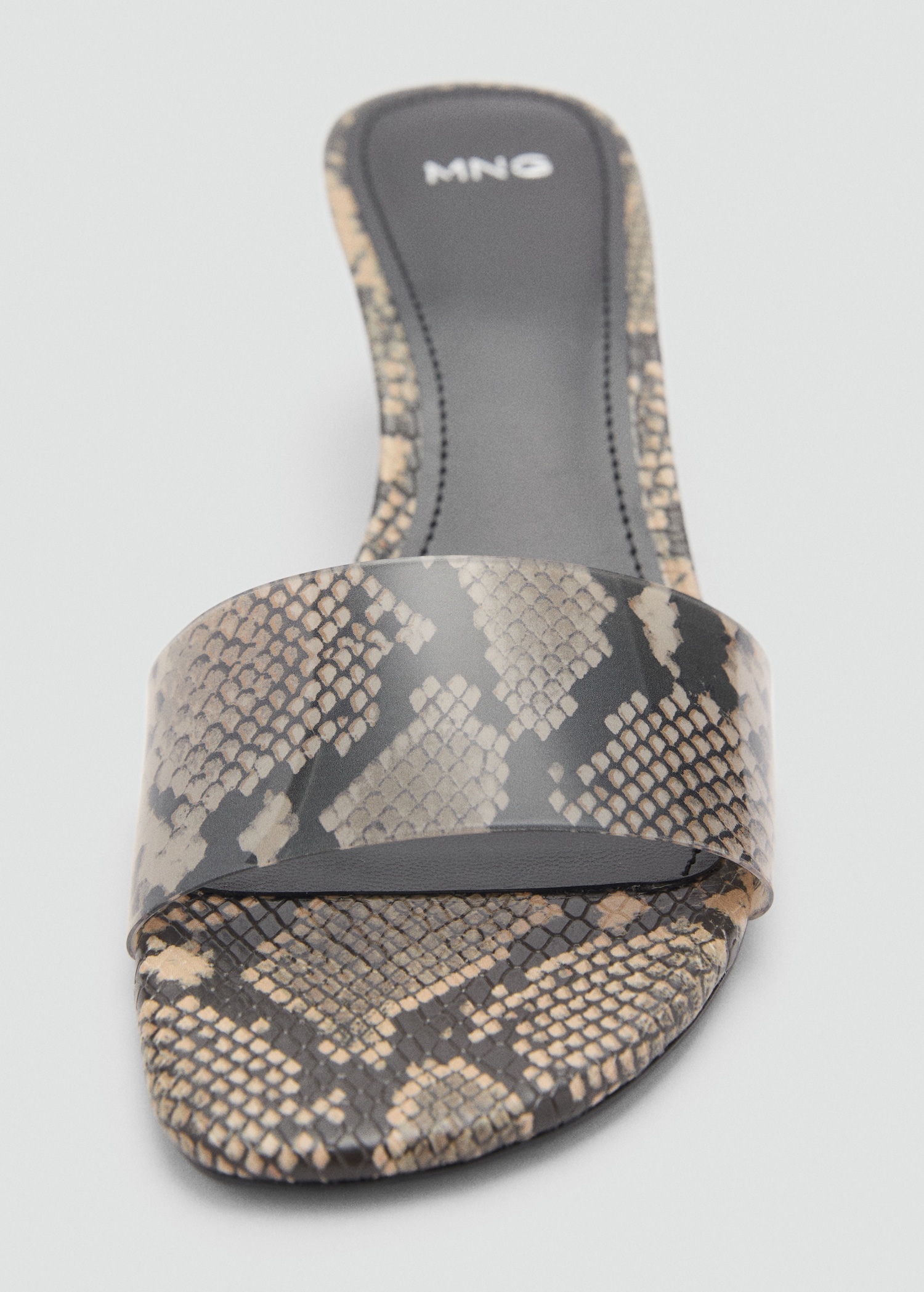 Animal-print sandals with strap - Women | MANGO USA