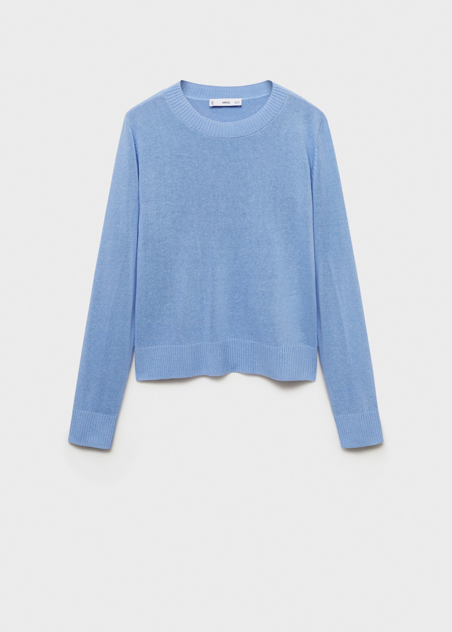 Linen-blend knitted sweater - Article without model