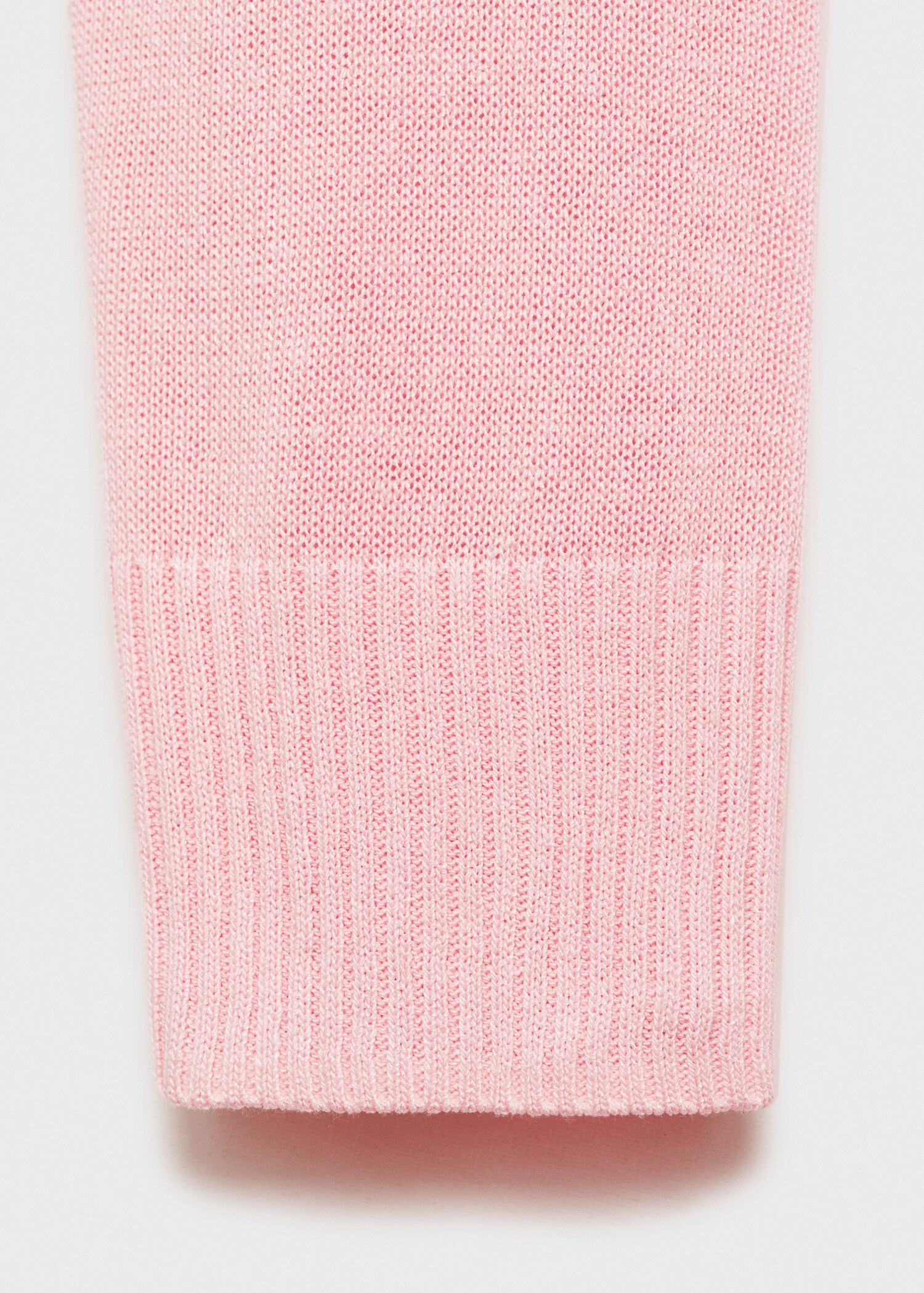Linen-blend knitted sweater - Details of the article 0