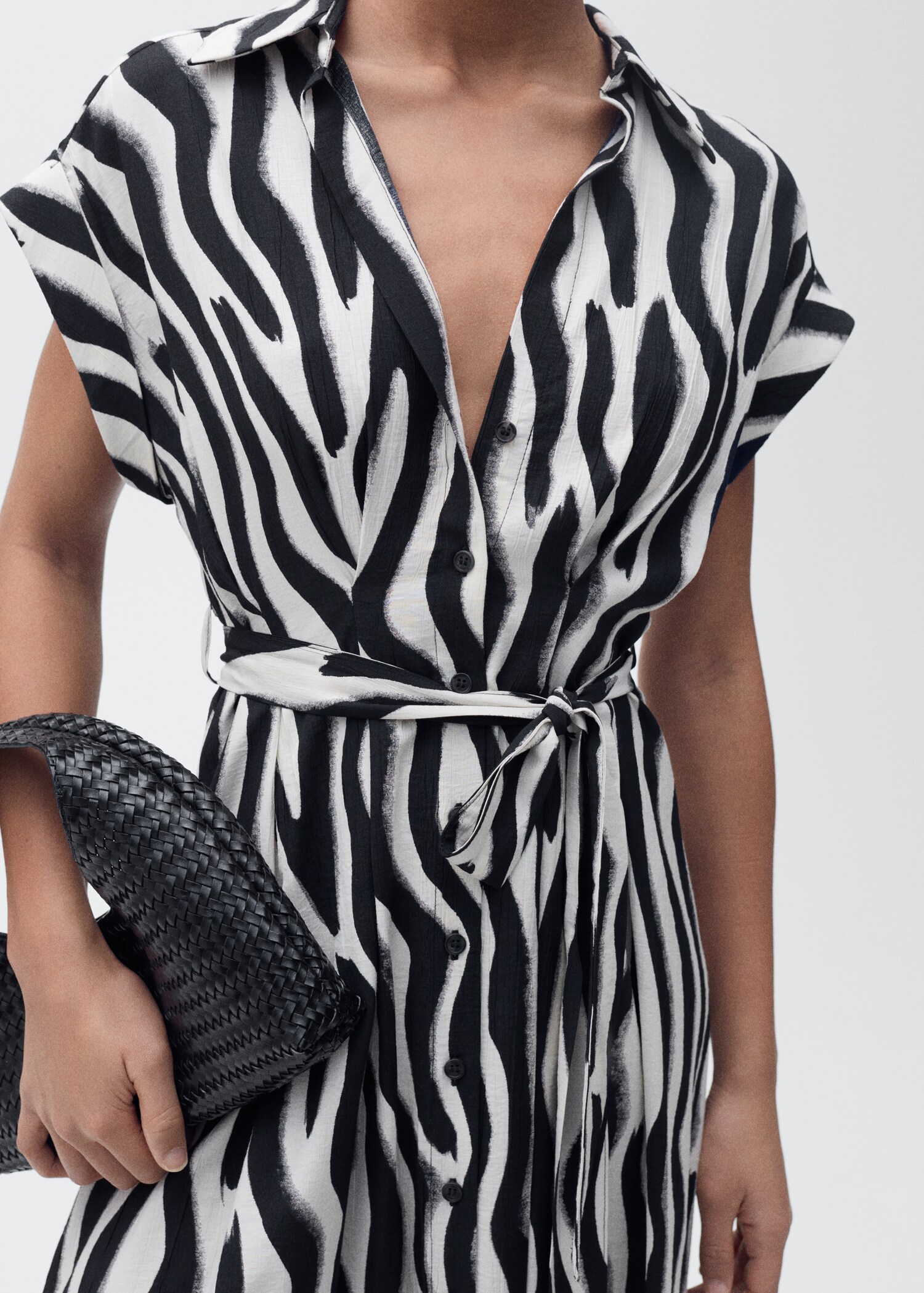 Overhemdjurk met zebraprint - Middenvlak