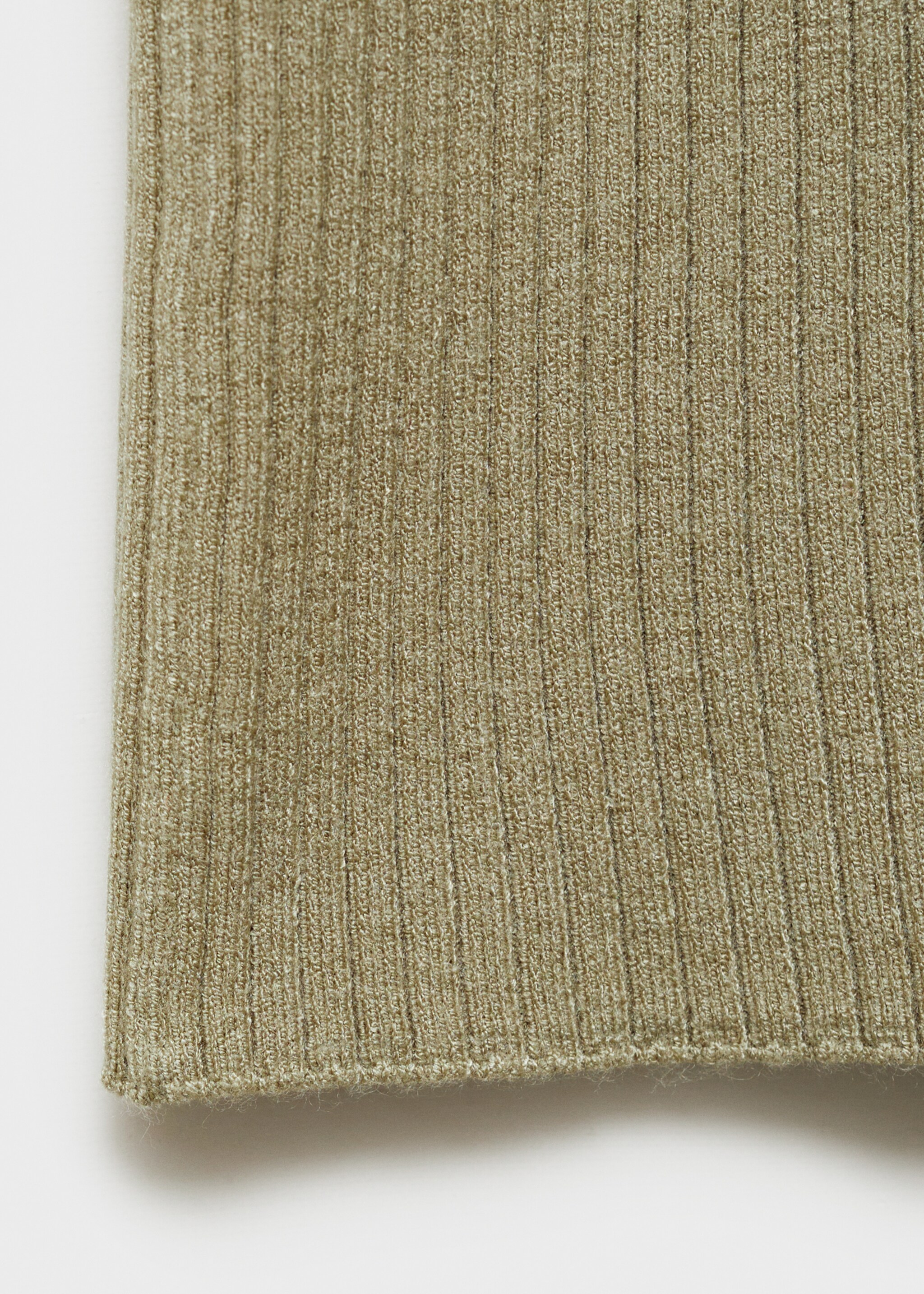 Rib-knit midi-dress - Details of the article 0