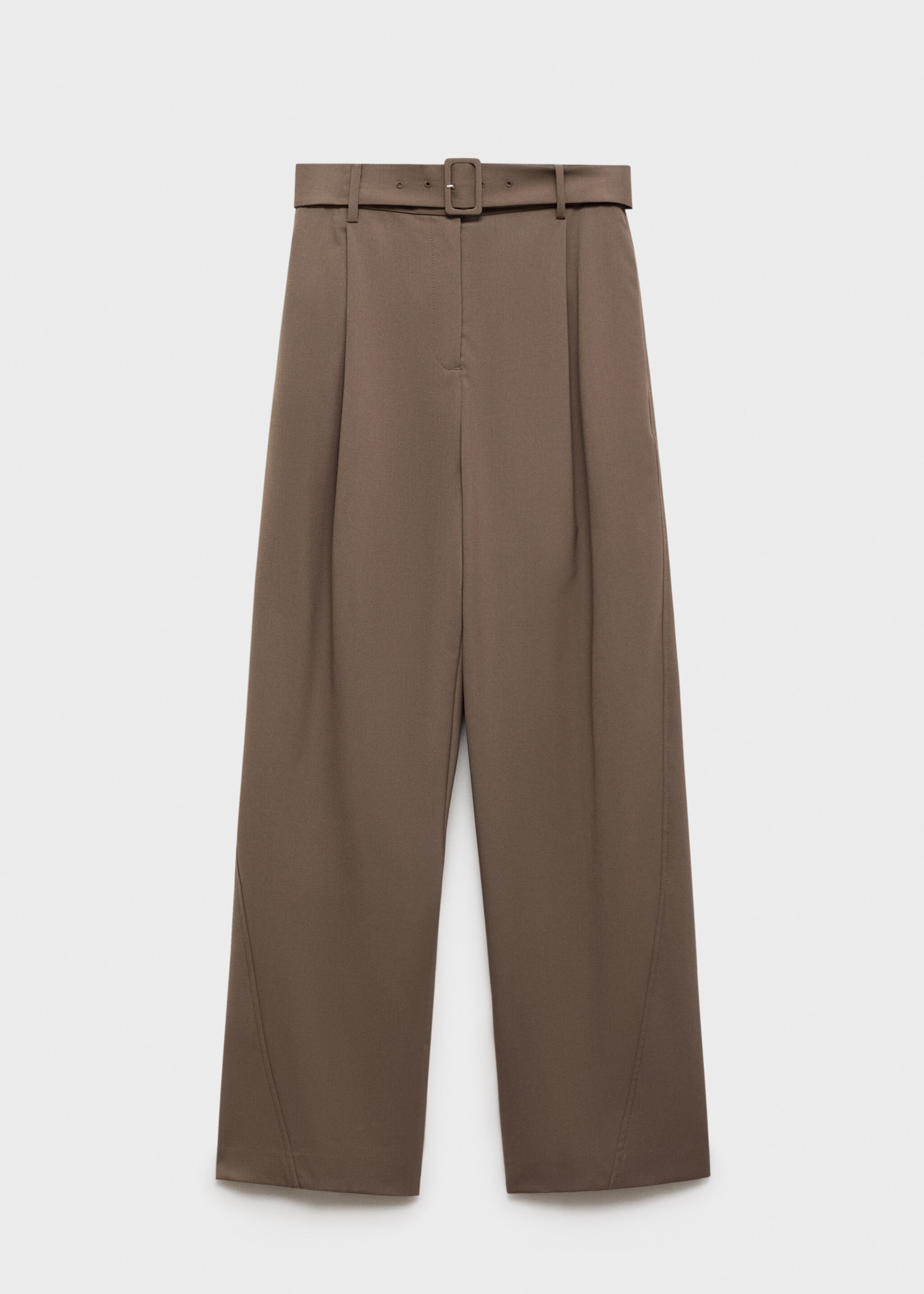 Belt straight-fit trousers - Article without model