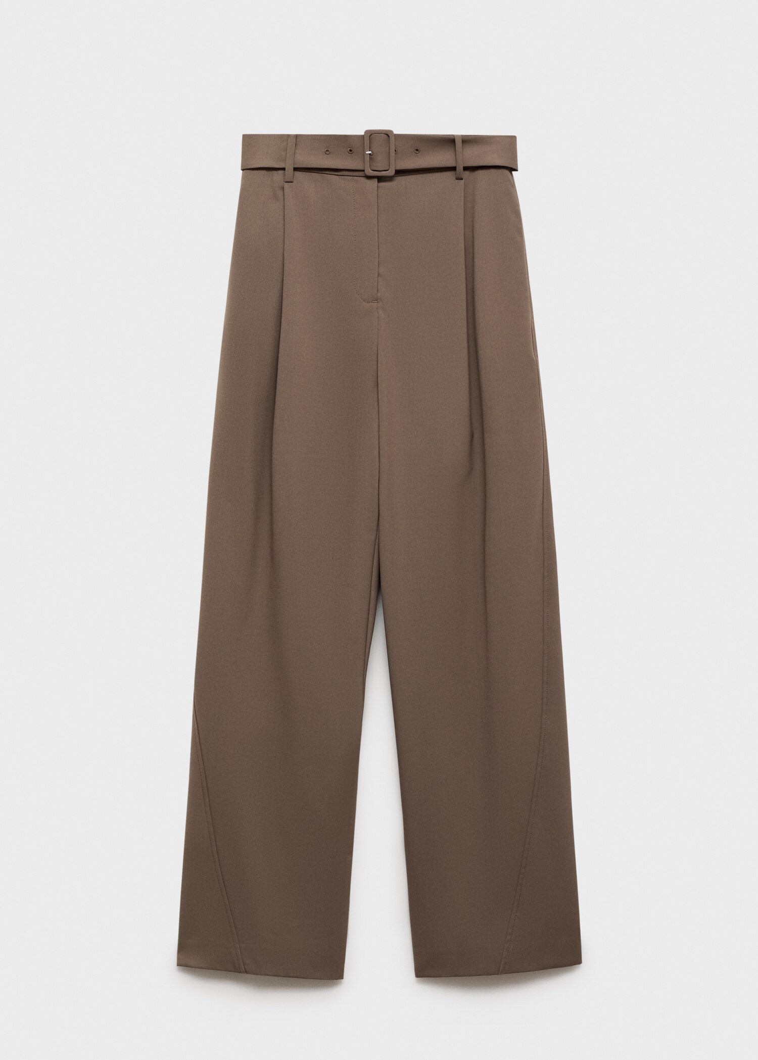 Belt straight-fit pants - Article without model