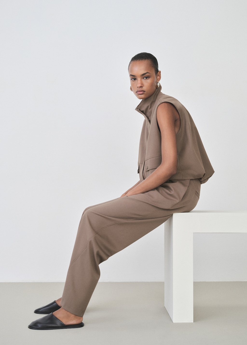 パンツ BELTED LOOSE STRAIGHT PANTS Belted Wide Leg Wool Pants by Yohji Yamamoto– La Garçonne