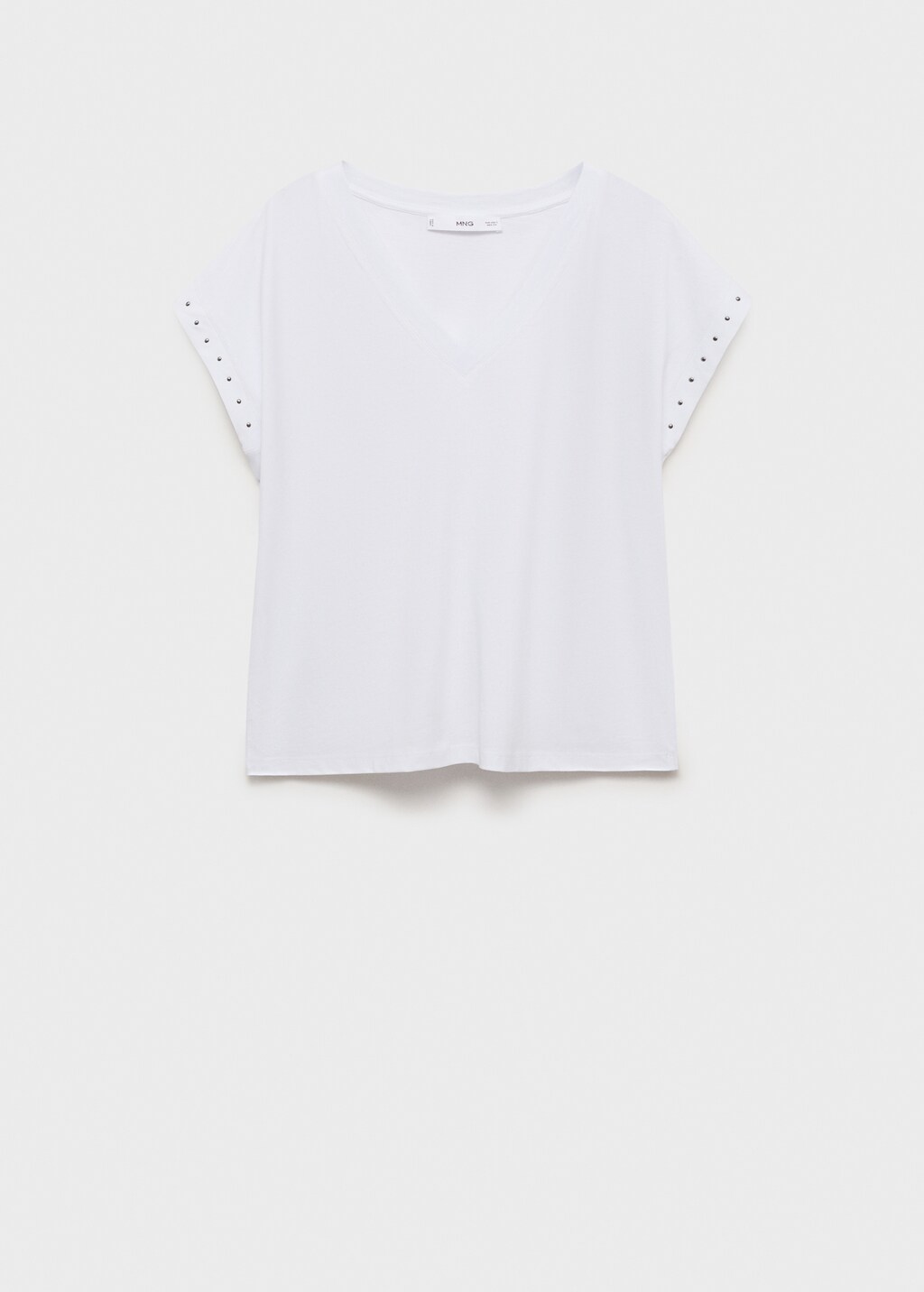 Studded V-neck t-shirt - image 5