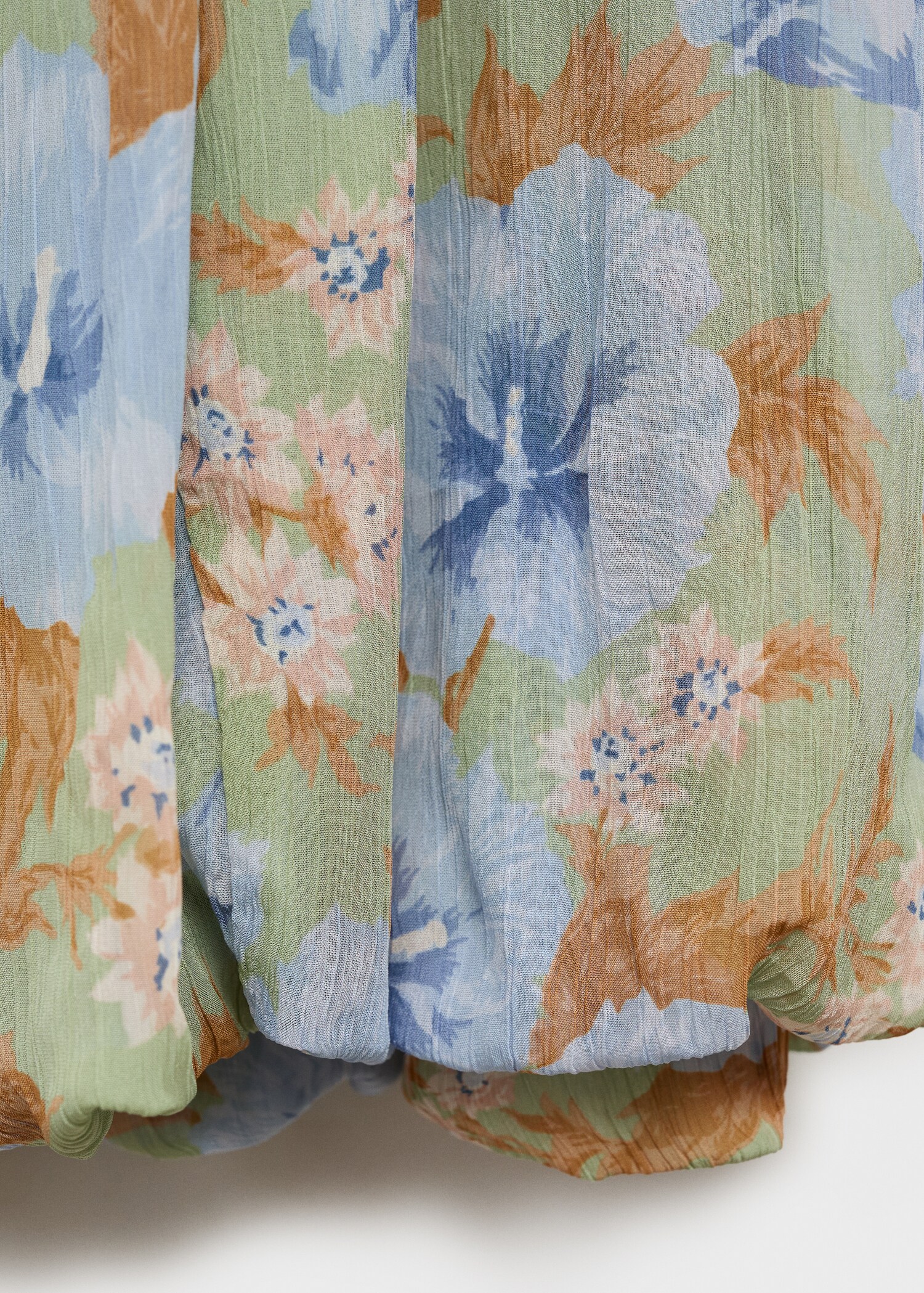 Vestido floral cintura fruncida - Detalle del artículo 0