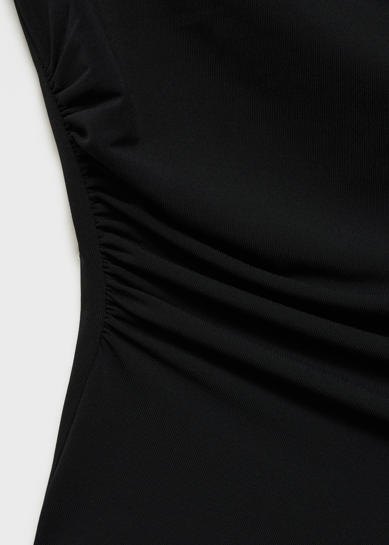 Fine-knit draped top - Details of the article 0