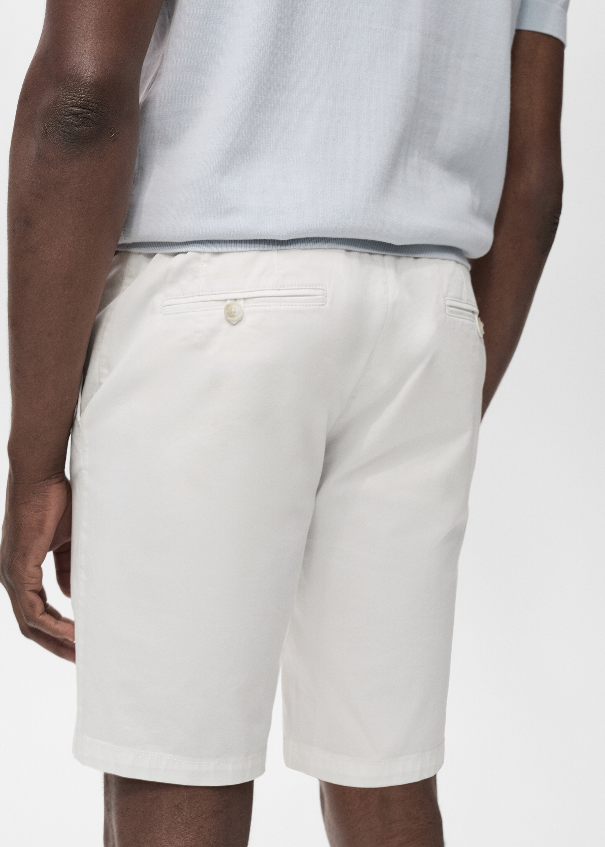 Бермуды slim fit из хлопка - Деталь изделия 2