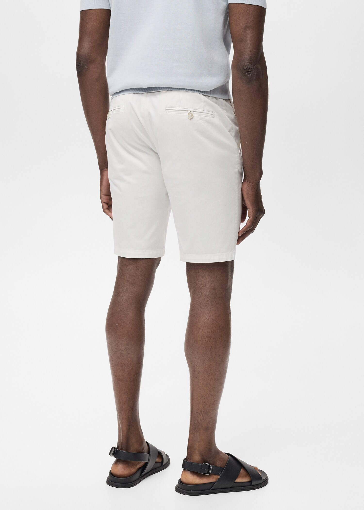 Bermudas slim fit chino algodón - Reverso del artículo