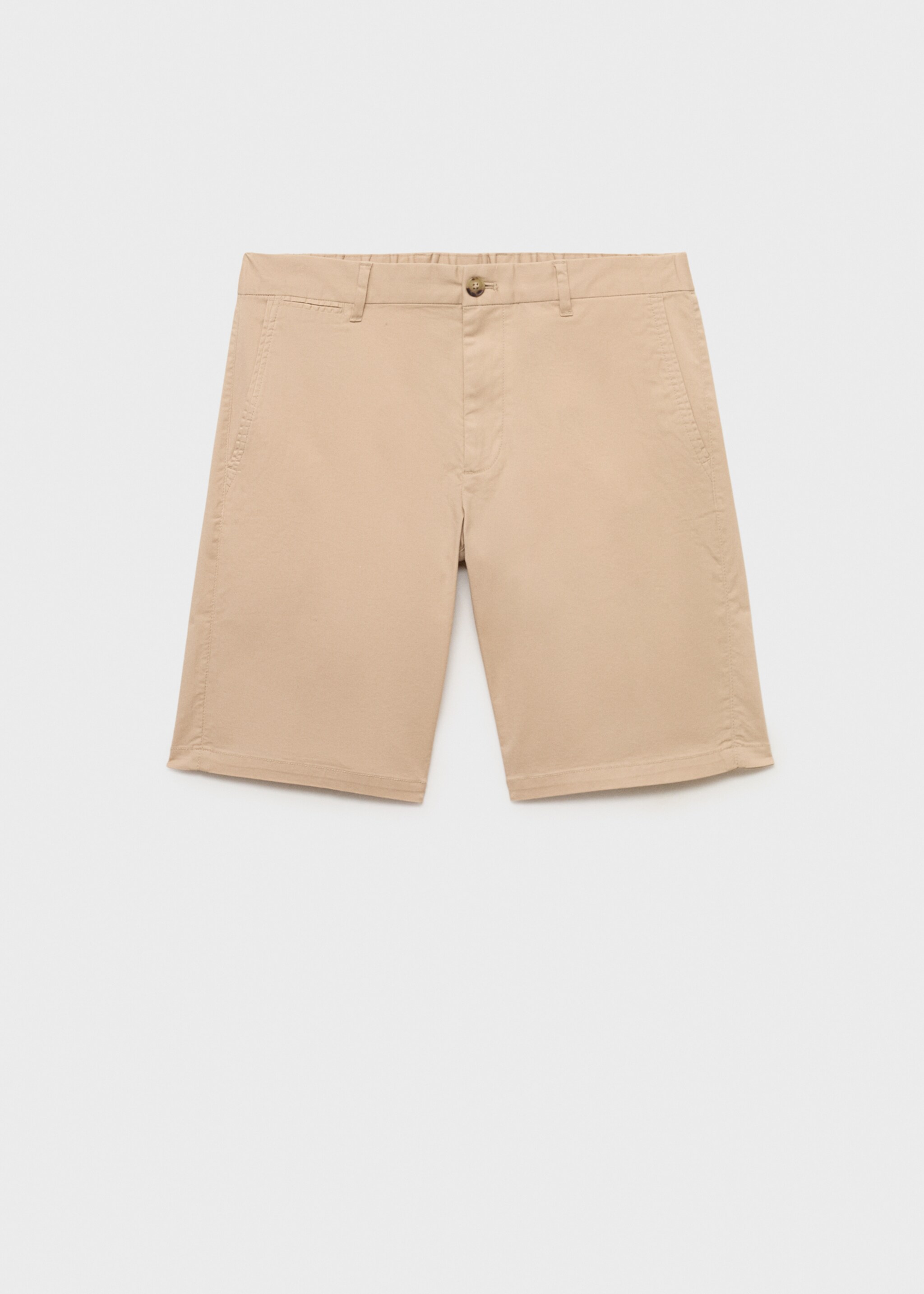 Bermuda slim-fit chino coton - Article sans modèle