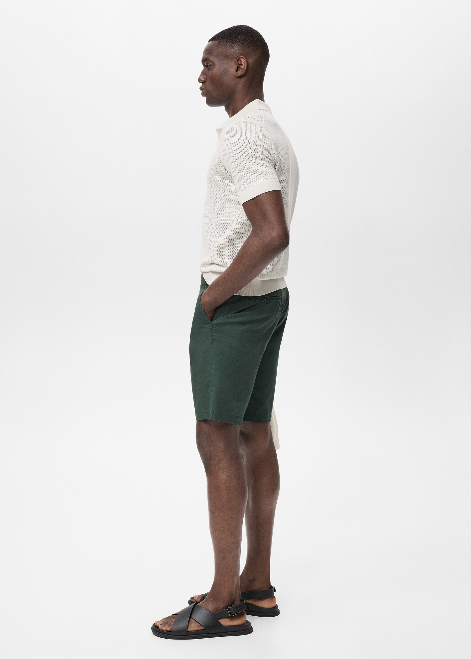 Bermudas slim fit chino algodón - Detalle del artículo 6