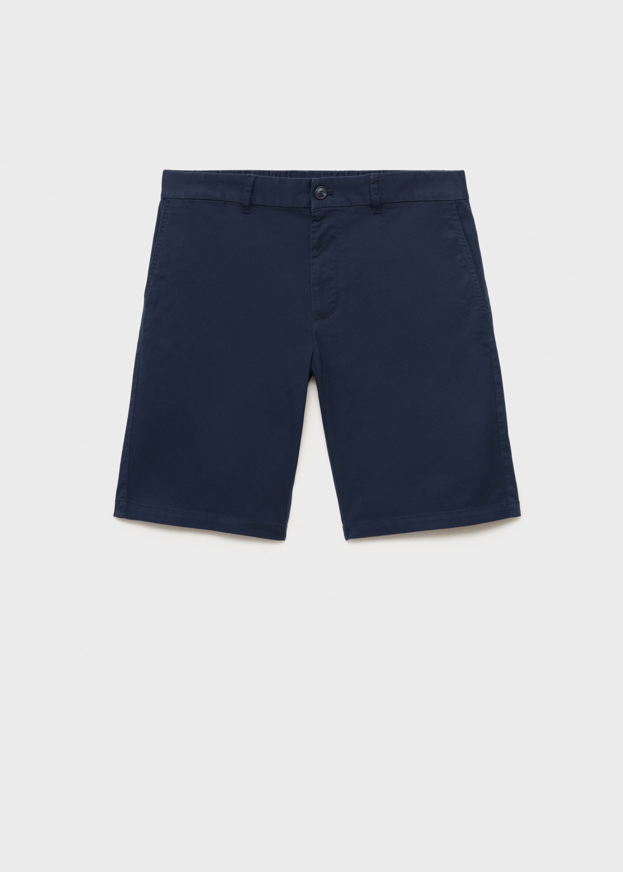 Bermuda slim-fit chino coton - Article sans modèle
