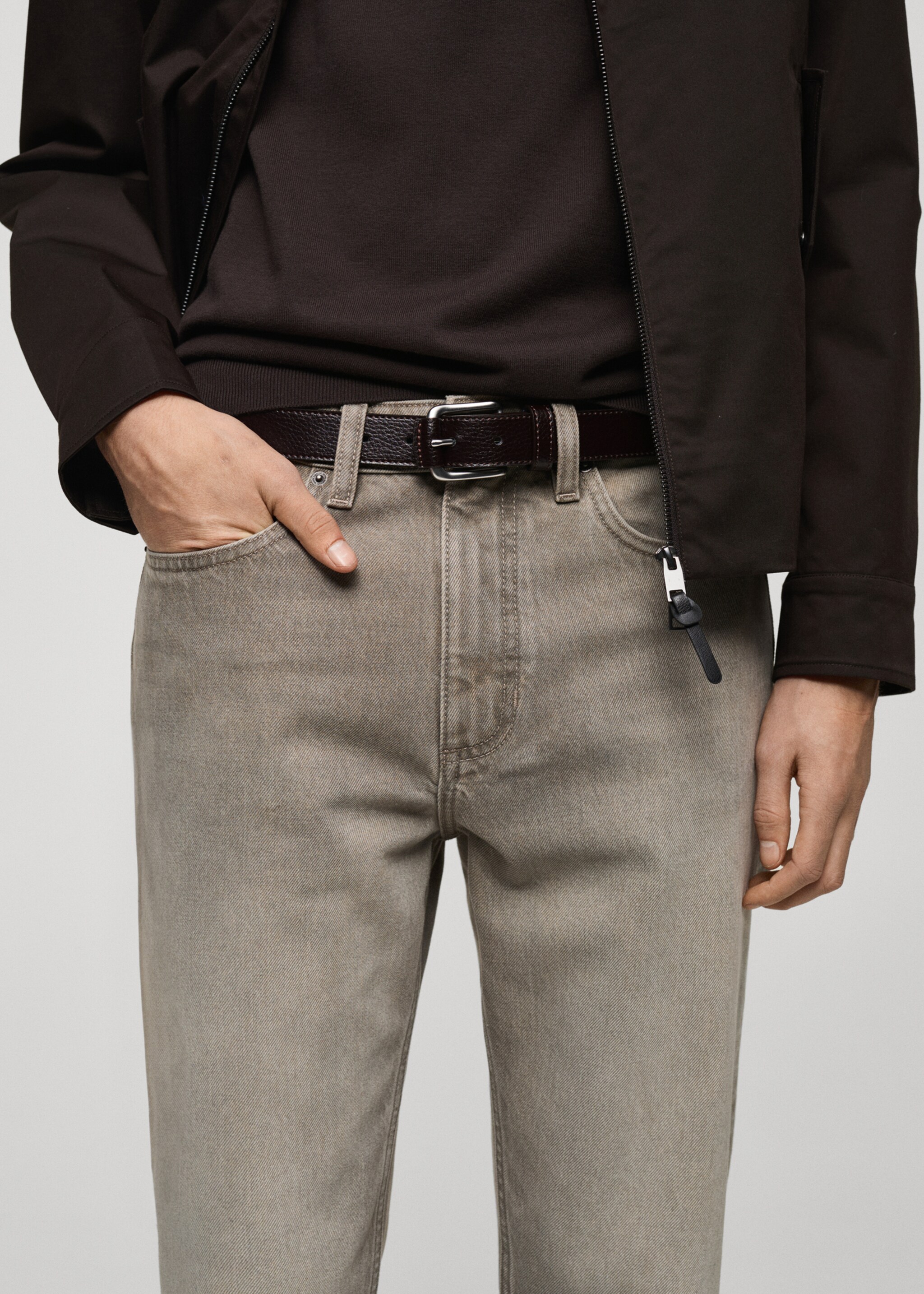 Cropped carrot-fit jeans - Detail van het artikel 1