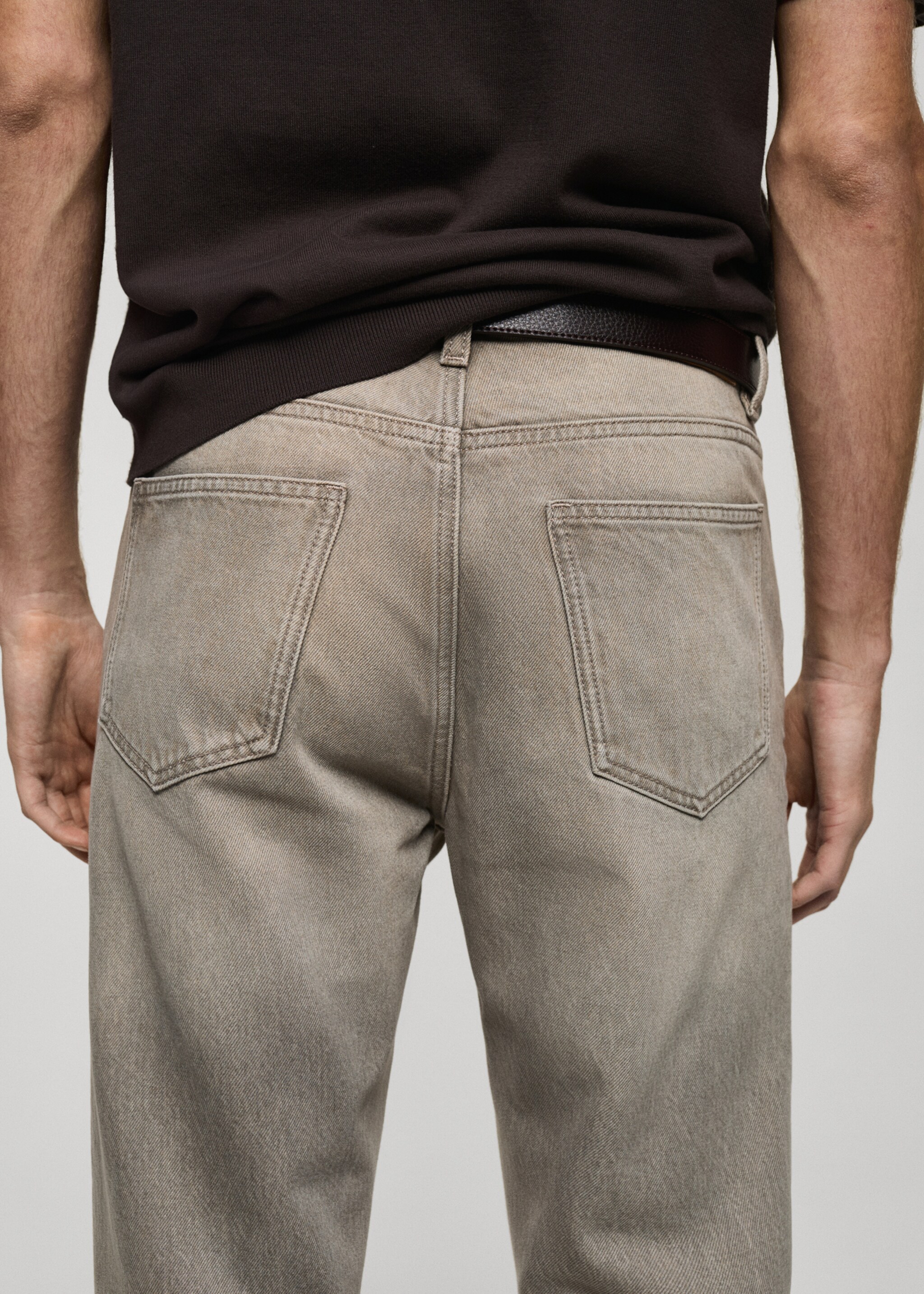 Cropped carrot-fit jeans - Detail van het artikel 6