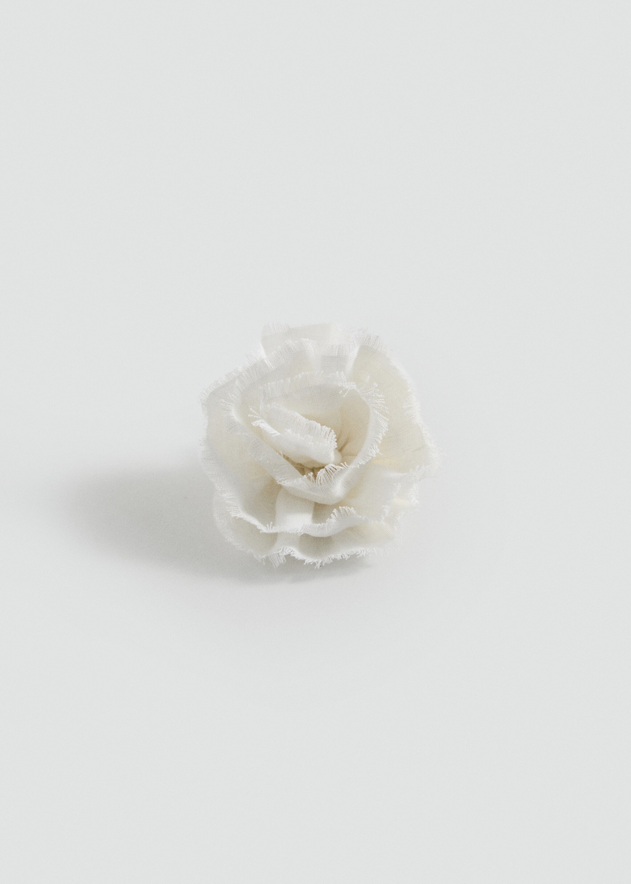 Linen flower scrunchie - Article without model