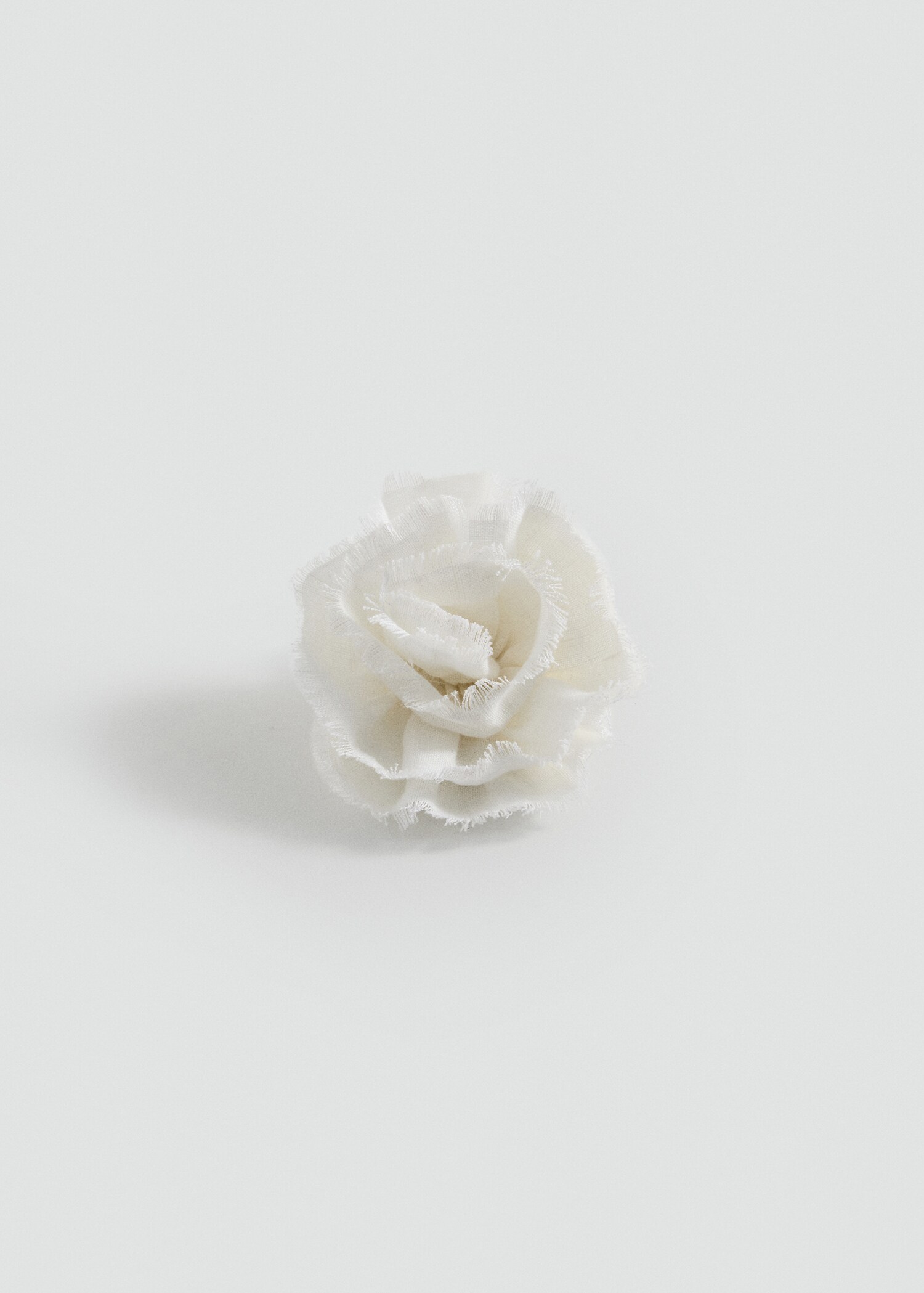 Linen flower scrunchie - Article without model