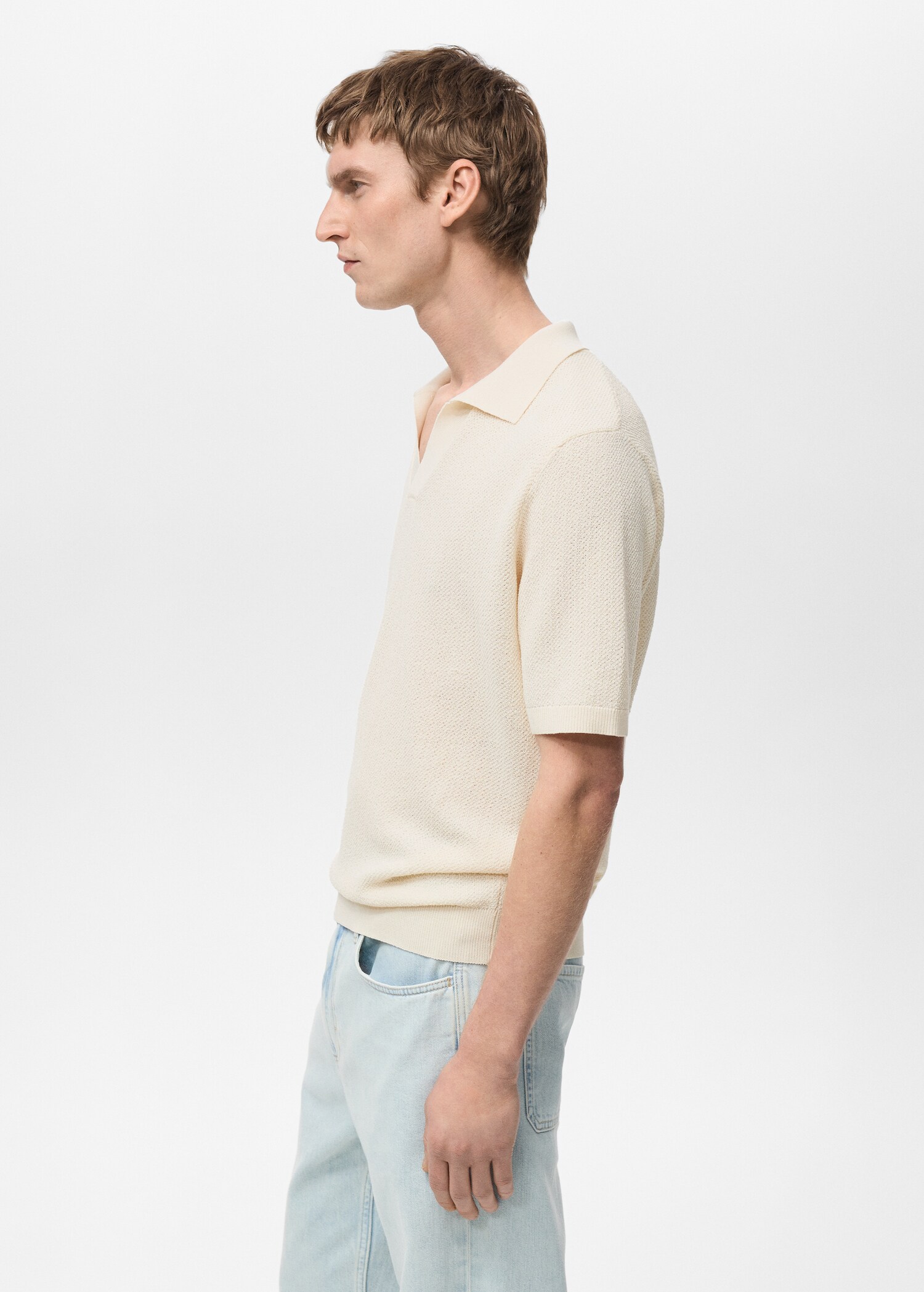 Feinstrick-Poloshirt - Detail des Artikels 2