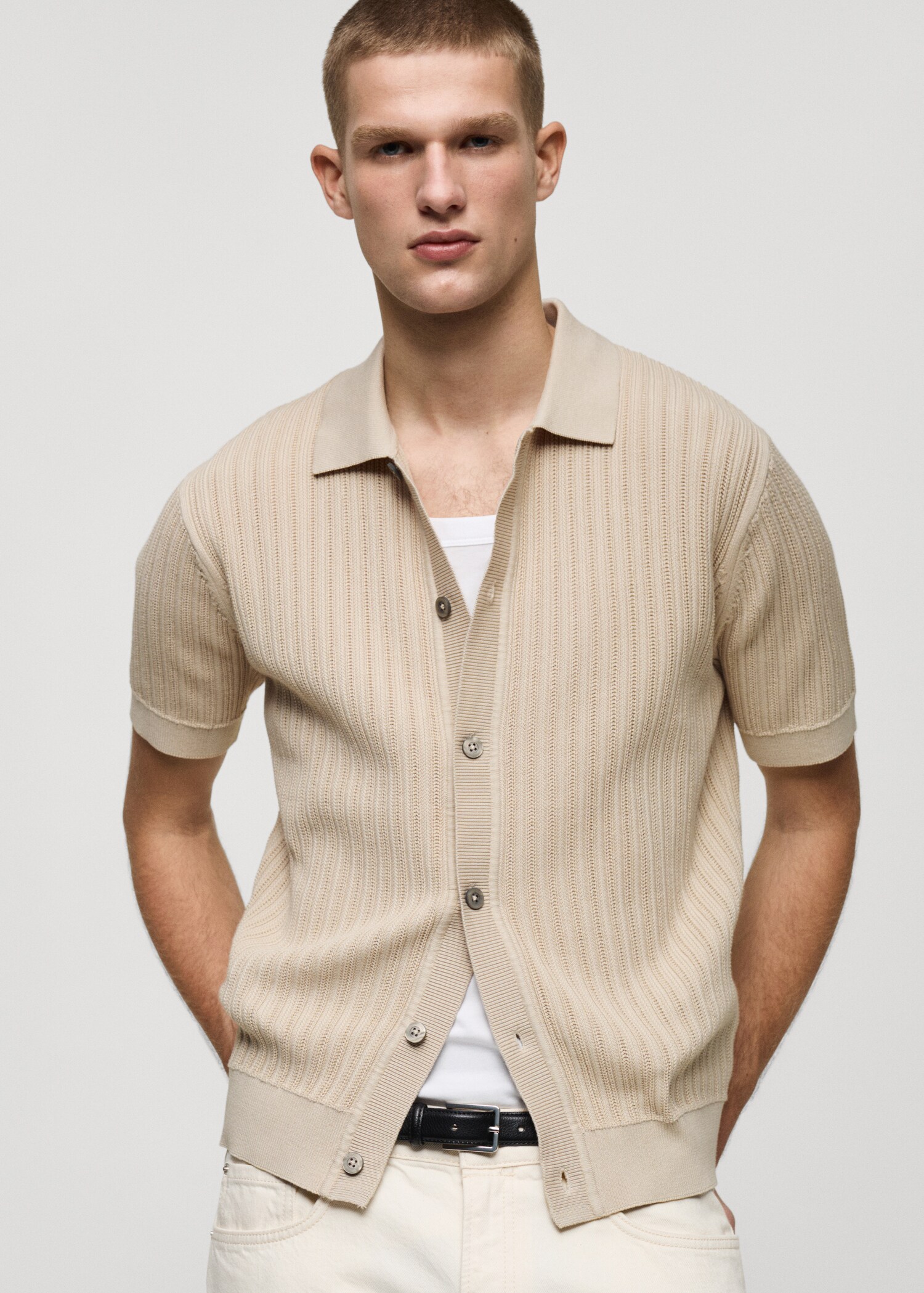 Chemise 100 % coton structurée - Plan moyen