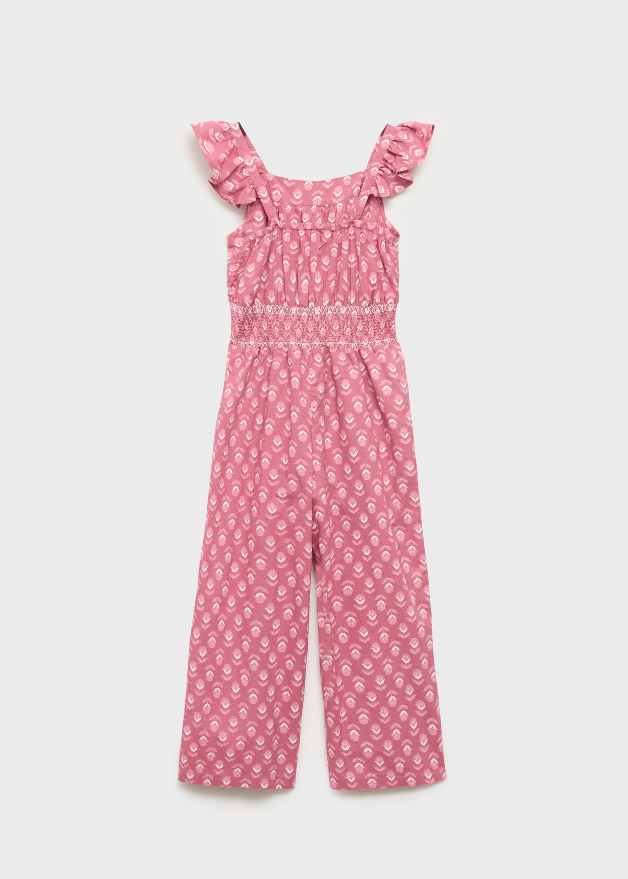 Long printed jumpsuit - Reverse of the article