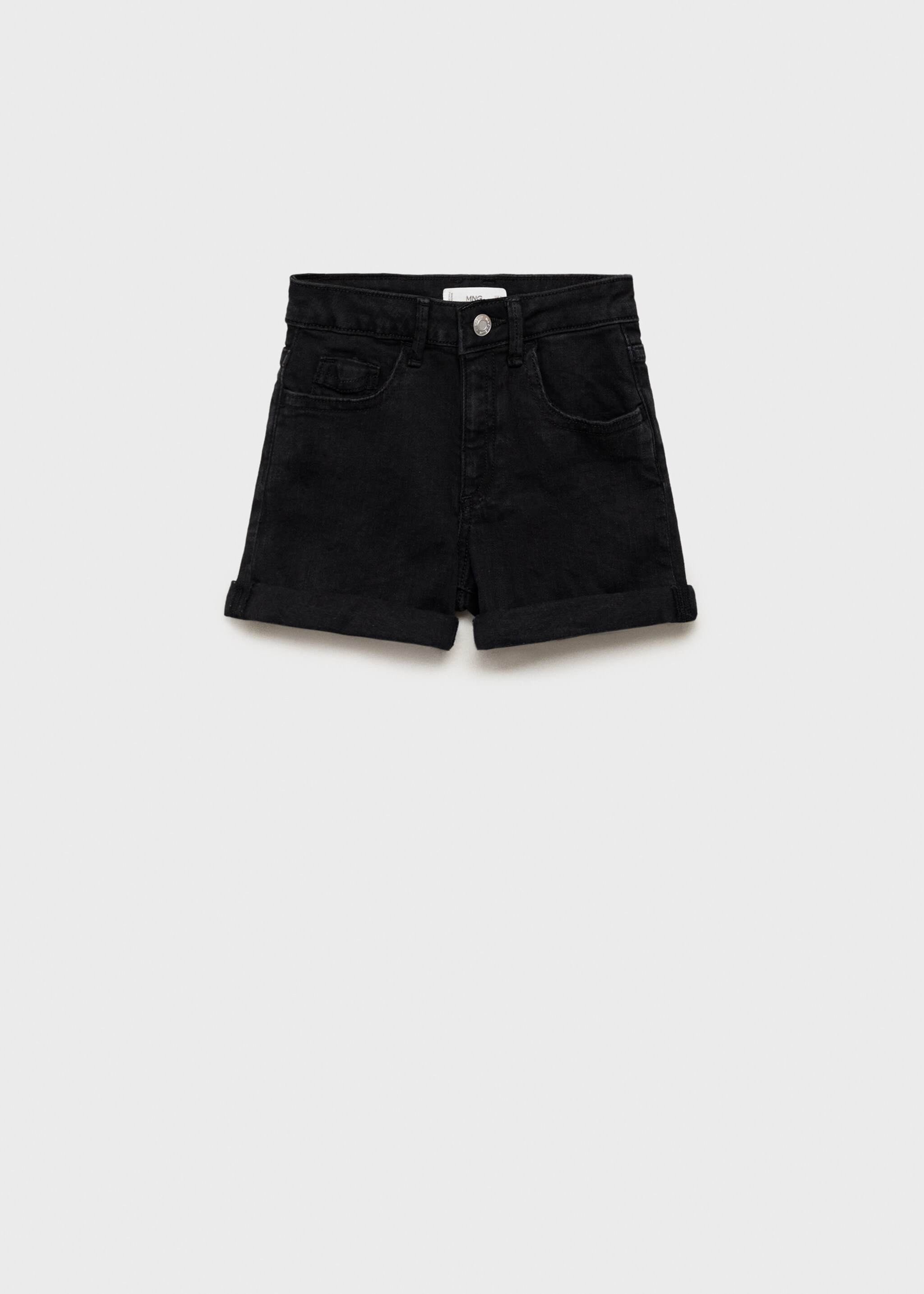 Straight-fit denim shorts - Article without model