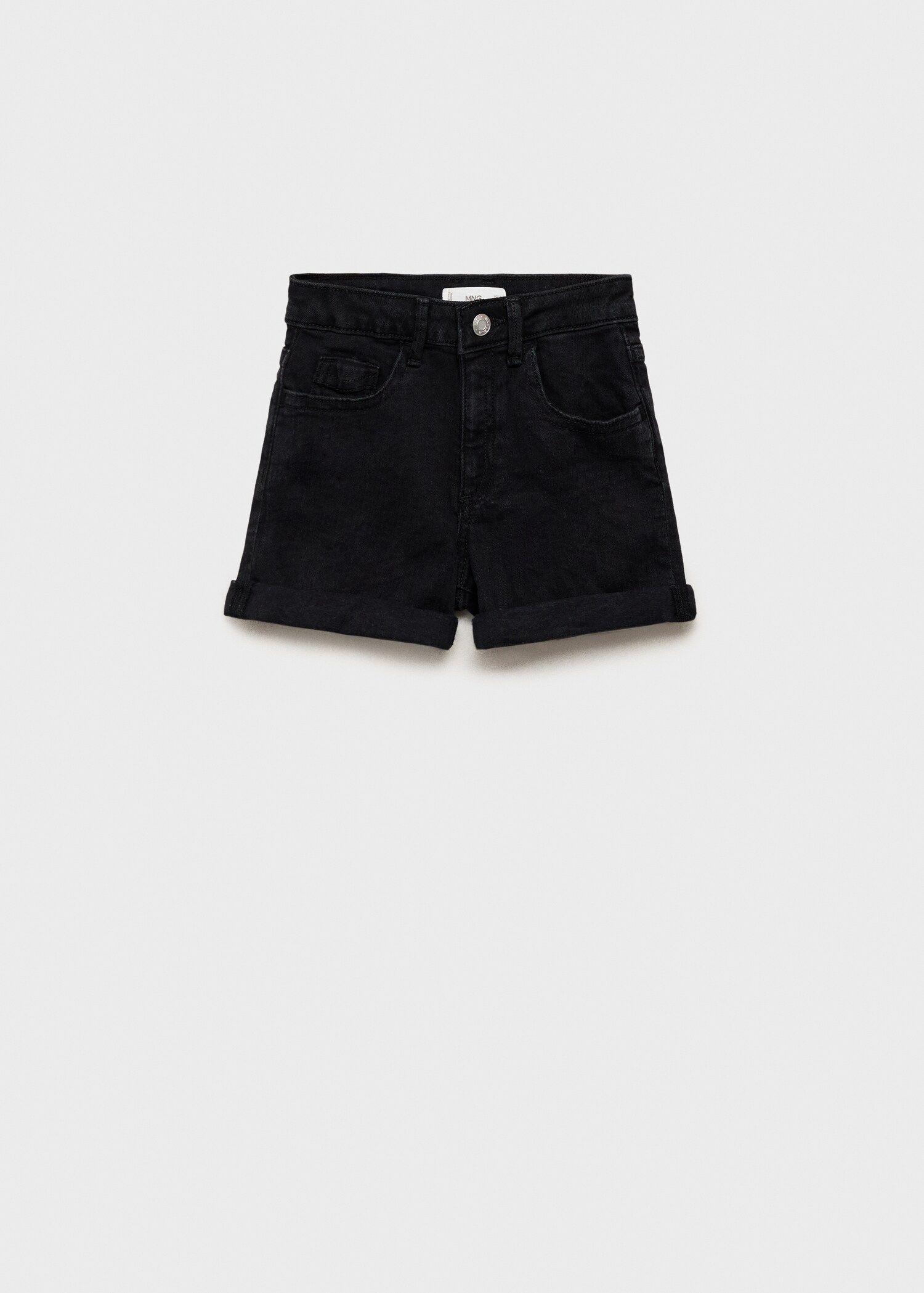 Straight-fit denim shorts - Article without model