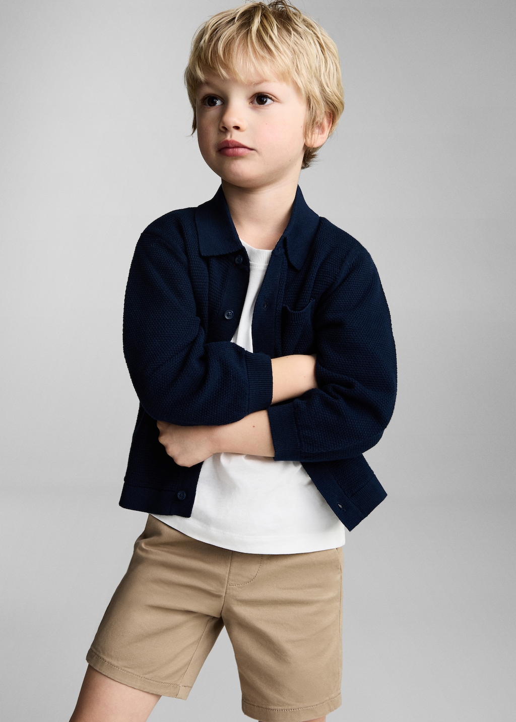 Cotton Bermuda shorts