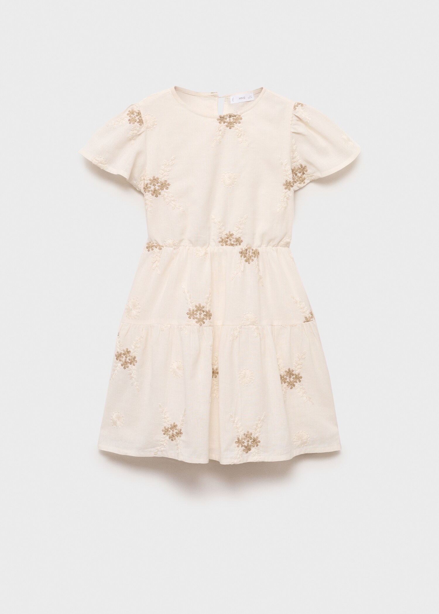 Short dress with embroidered detail - Article without model