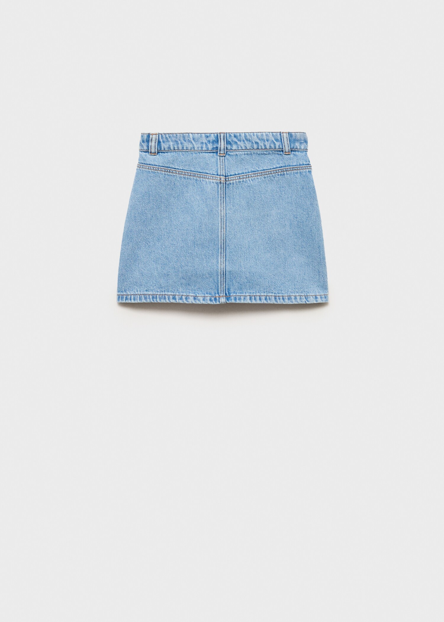 Kısa denim etek - Ürünün arkası