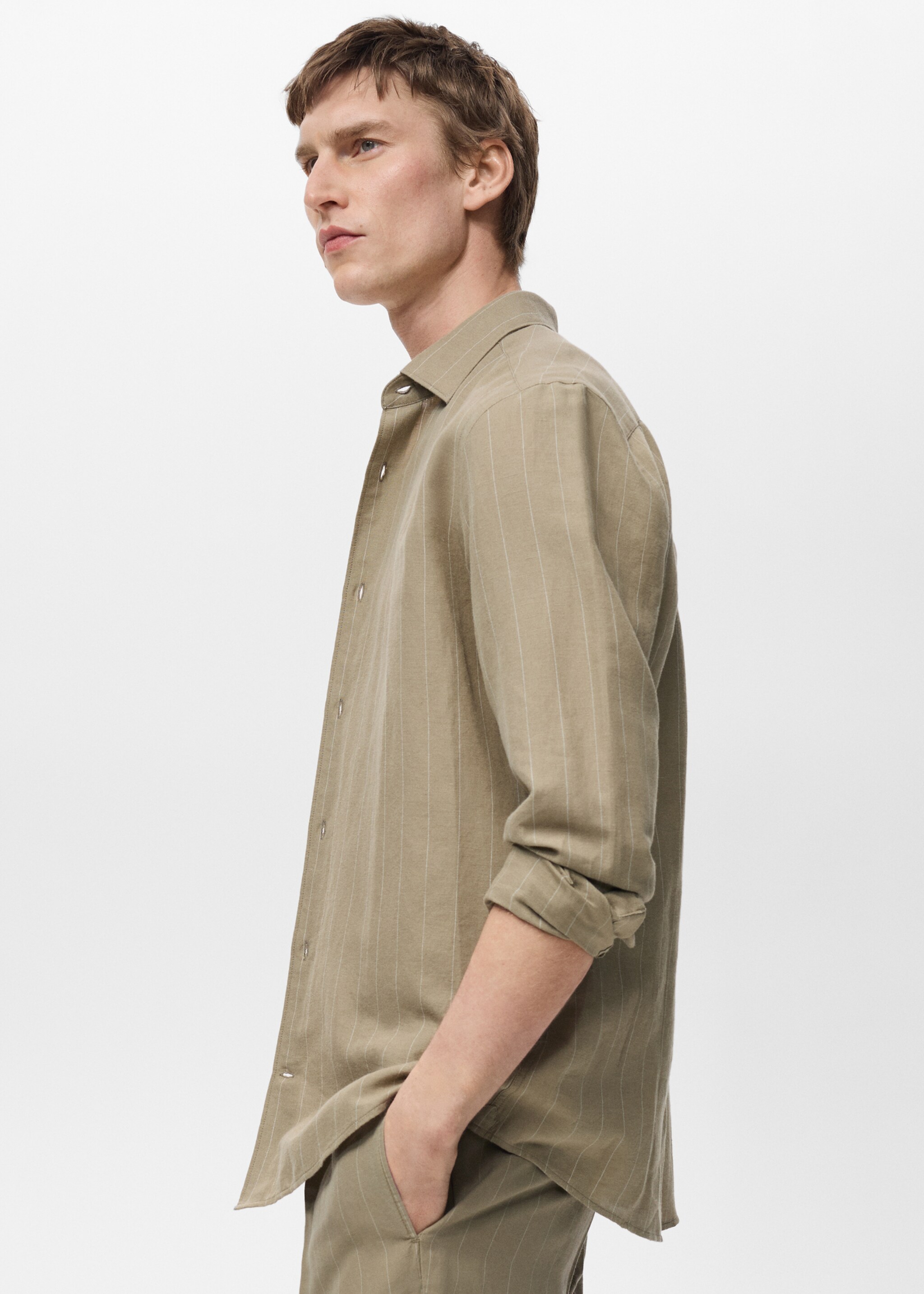 Camisa lino raya diplomática - Detalle del artículo 2