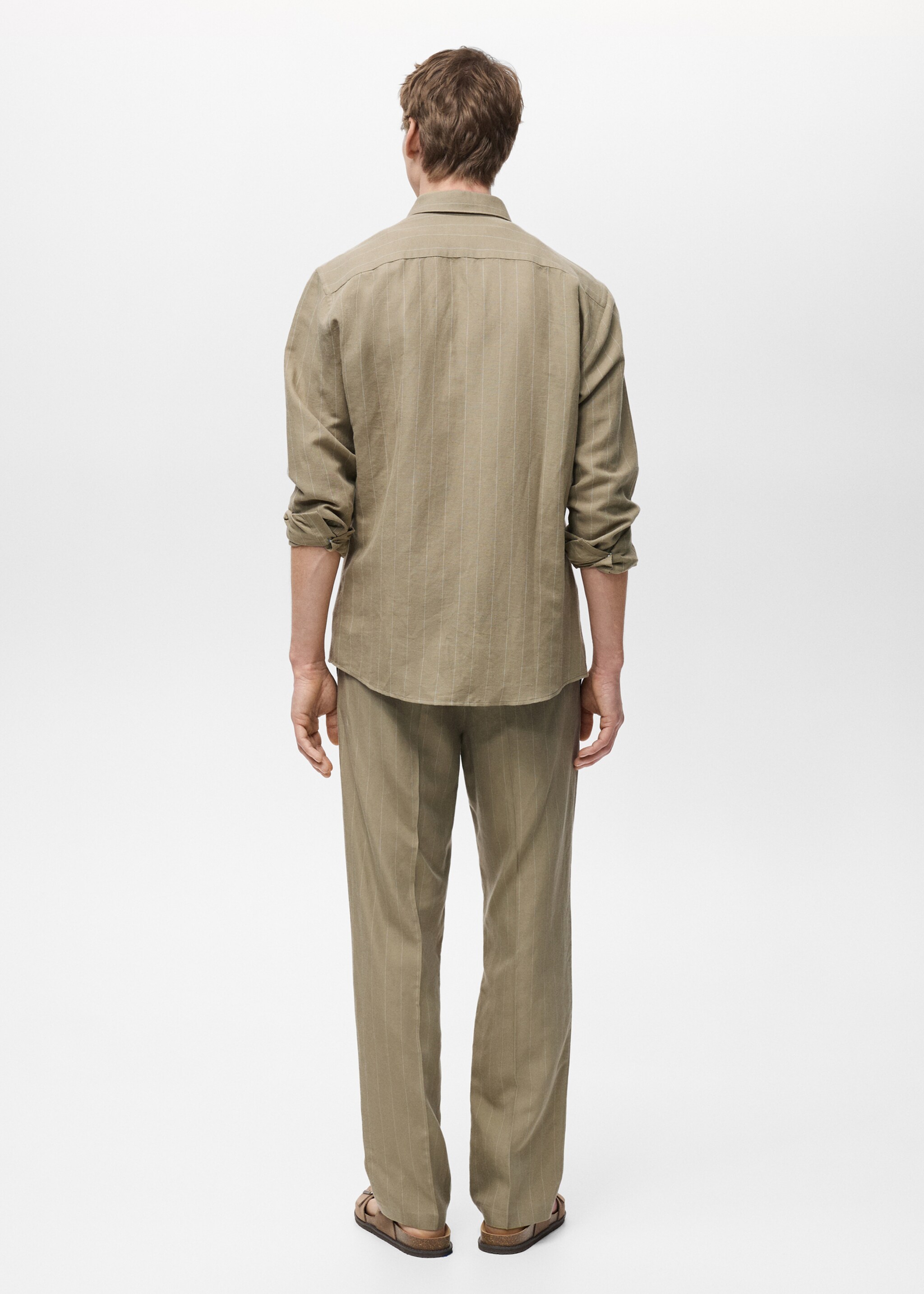 Camisa lino raya diplomática - Reverso del artículo