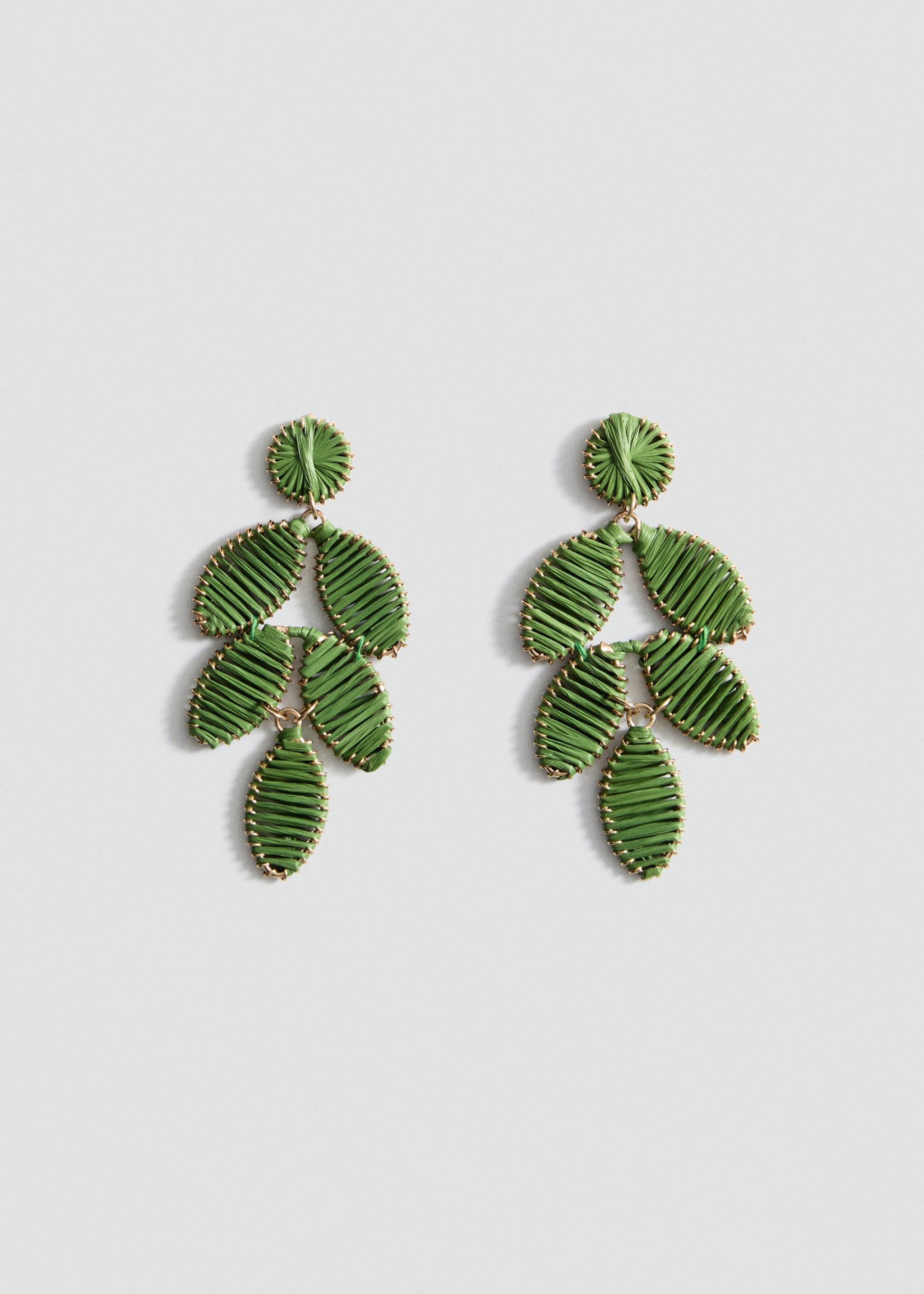 Boucles d'oreilles pendantes design fleuri - Article sans modèle