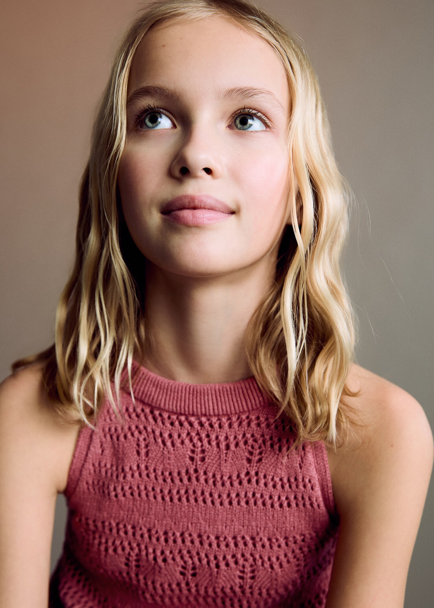 Openwork knit cotton top - Details of the article 4