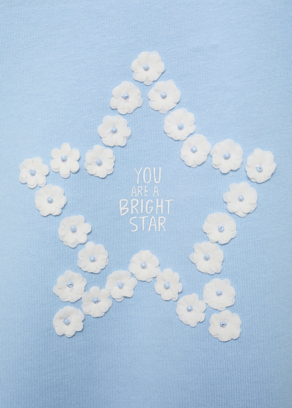 Ruffle embossed t-shirt