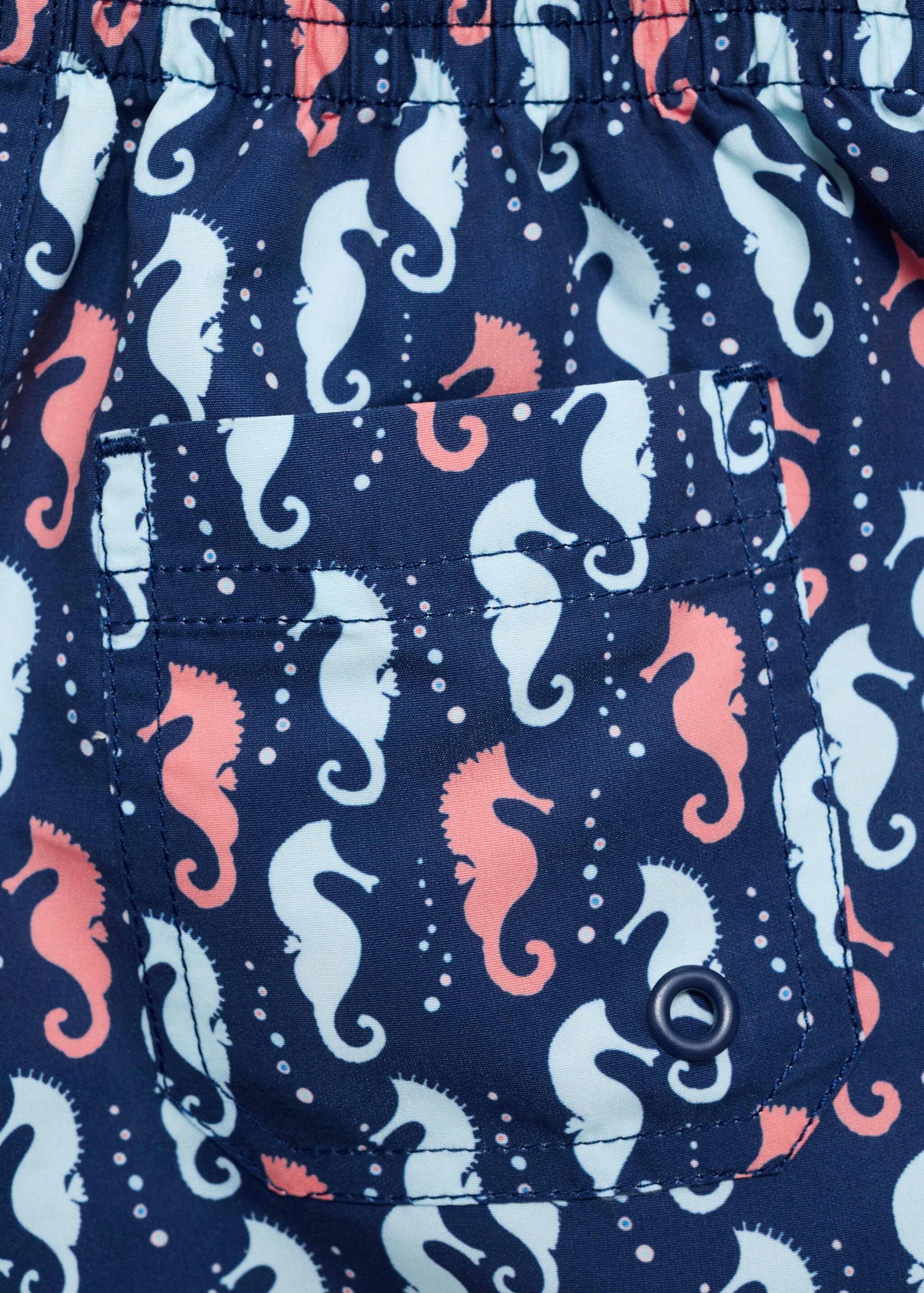 Seahorse-print swimsuit - Details of the article 0