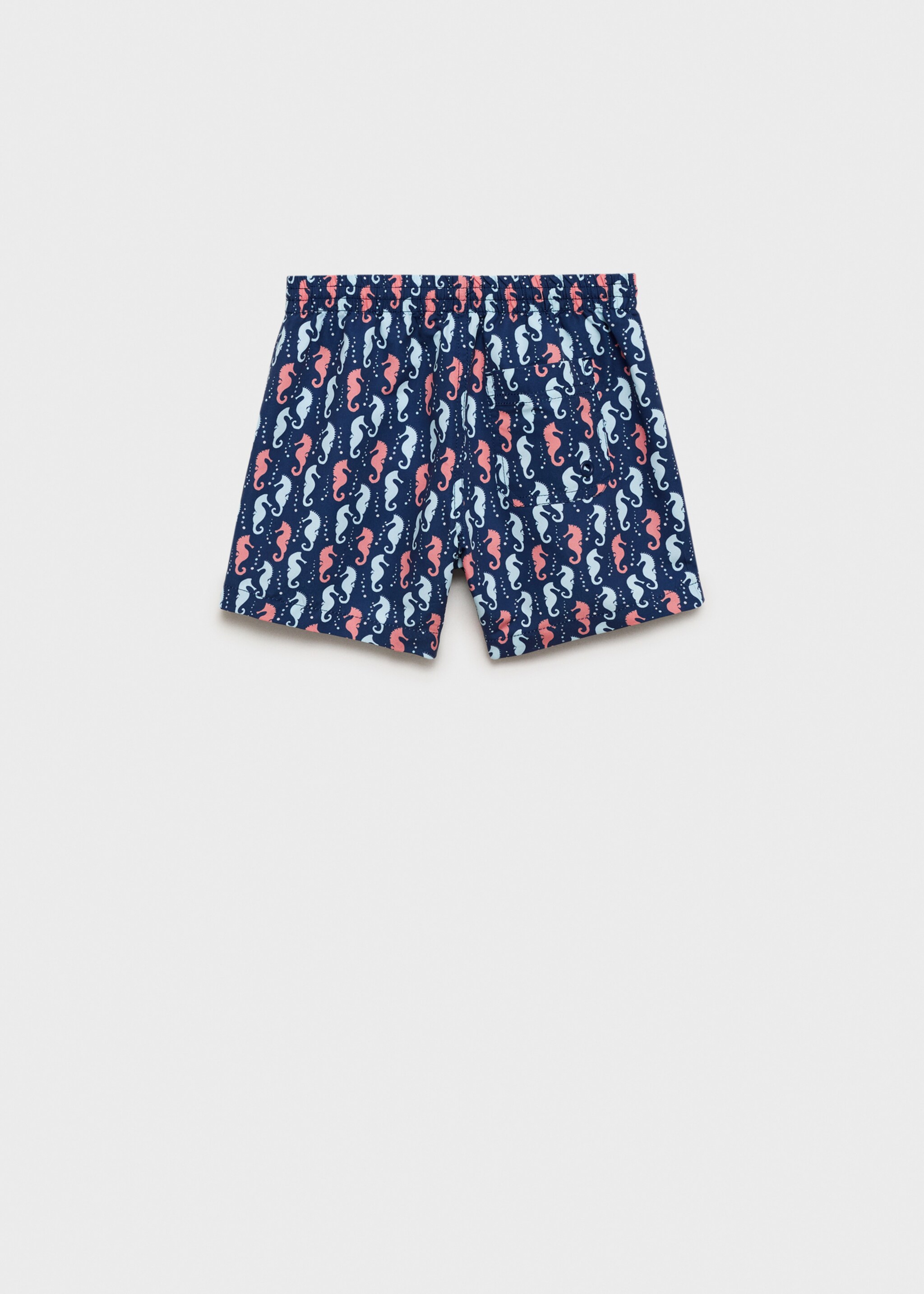 Seahorse-print swimsuit - Reverse of the article