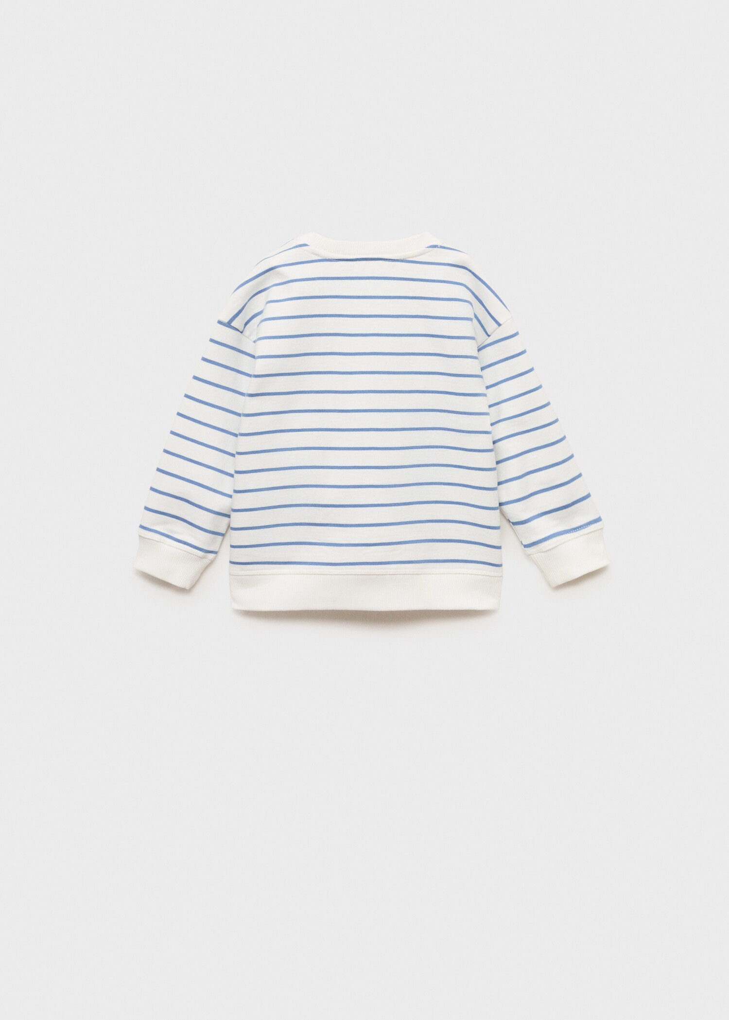 Sudadera algodón rayas - Reverso del artículo